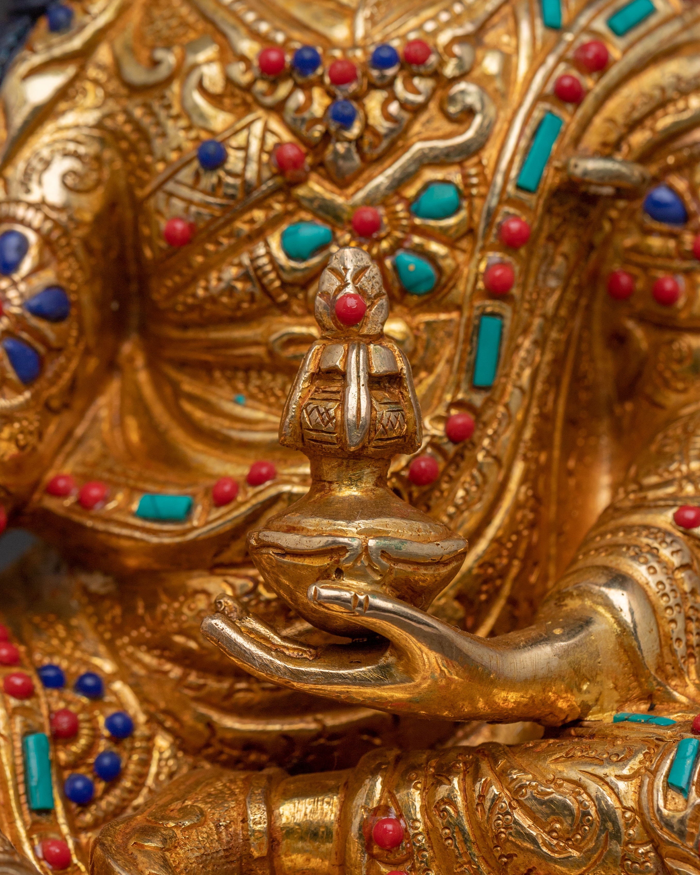 Handcrafted Guru Rinpoche Statue | Sacred Teacher