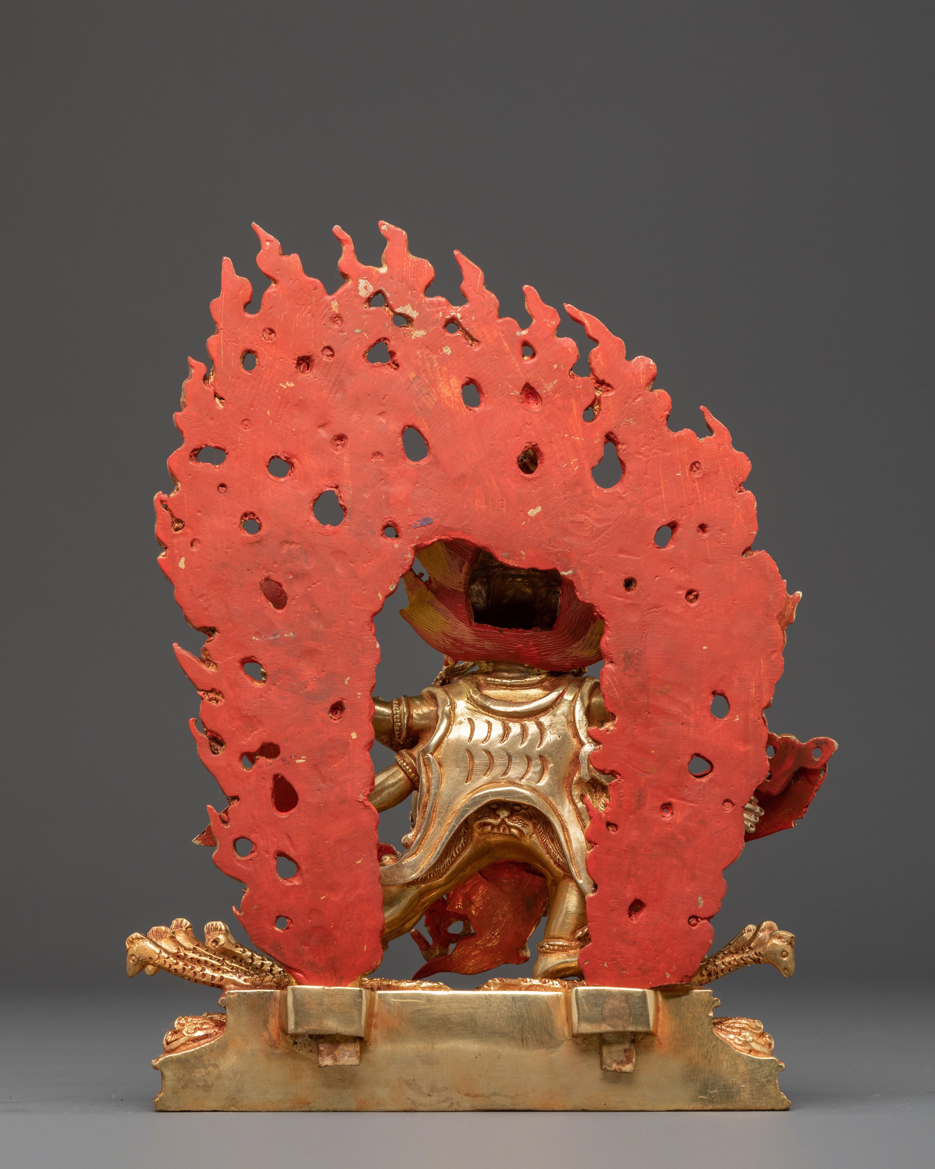 Handcrafted Buddhist Protector Hayagriva Sculpture | Guardian of Dharma