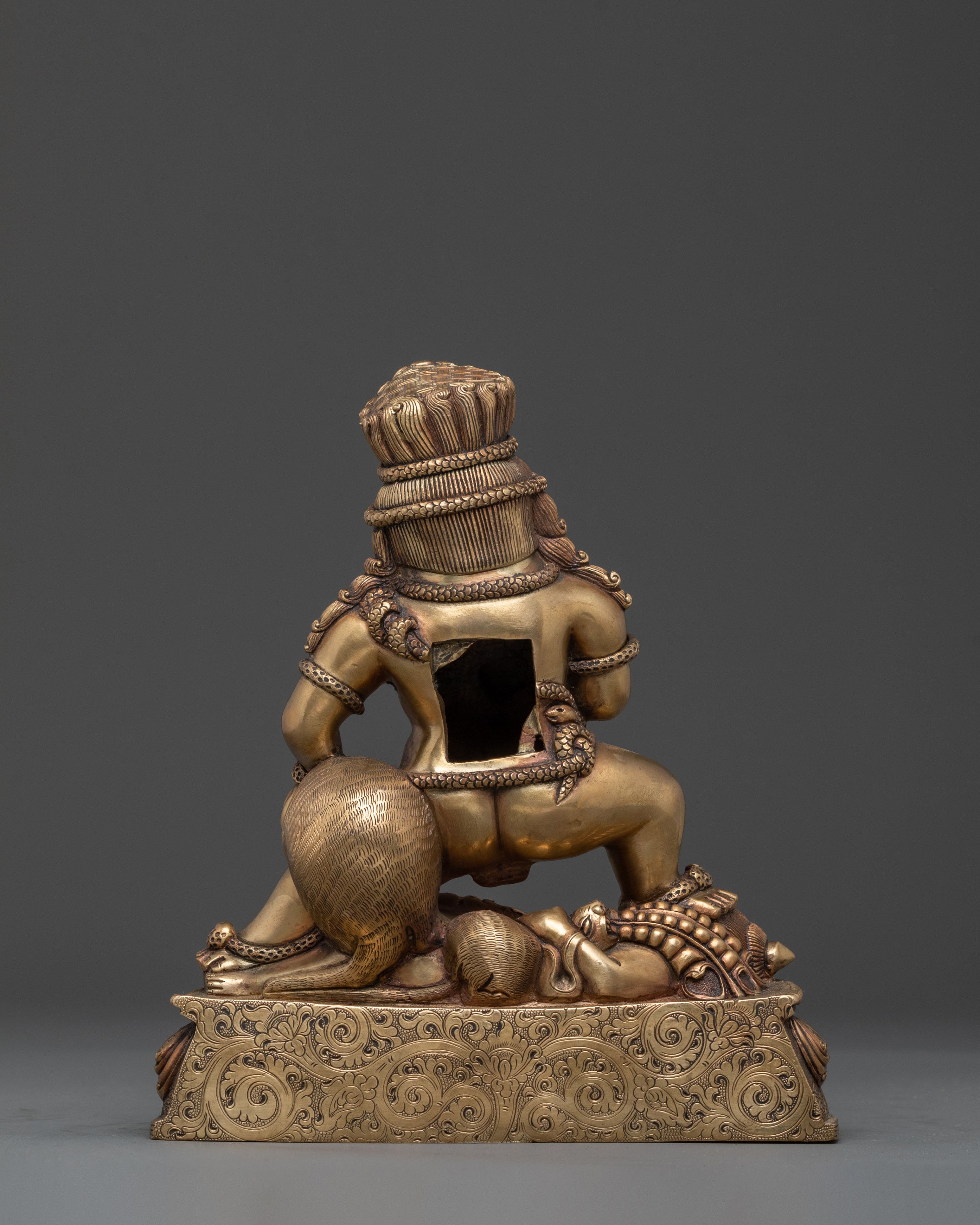 Black Dzambhala Spiritual Statue | Prosperity Guardian
