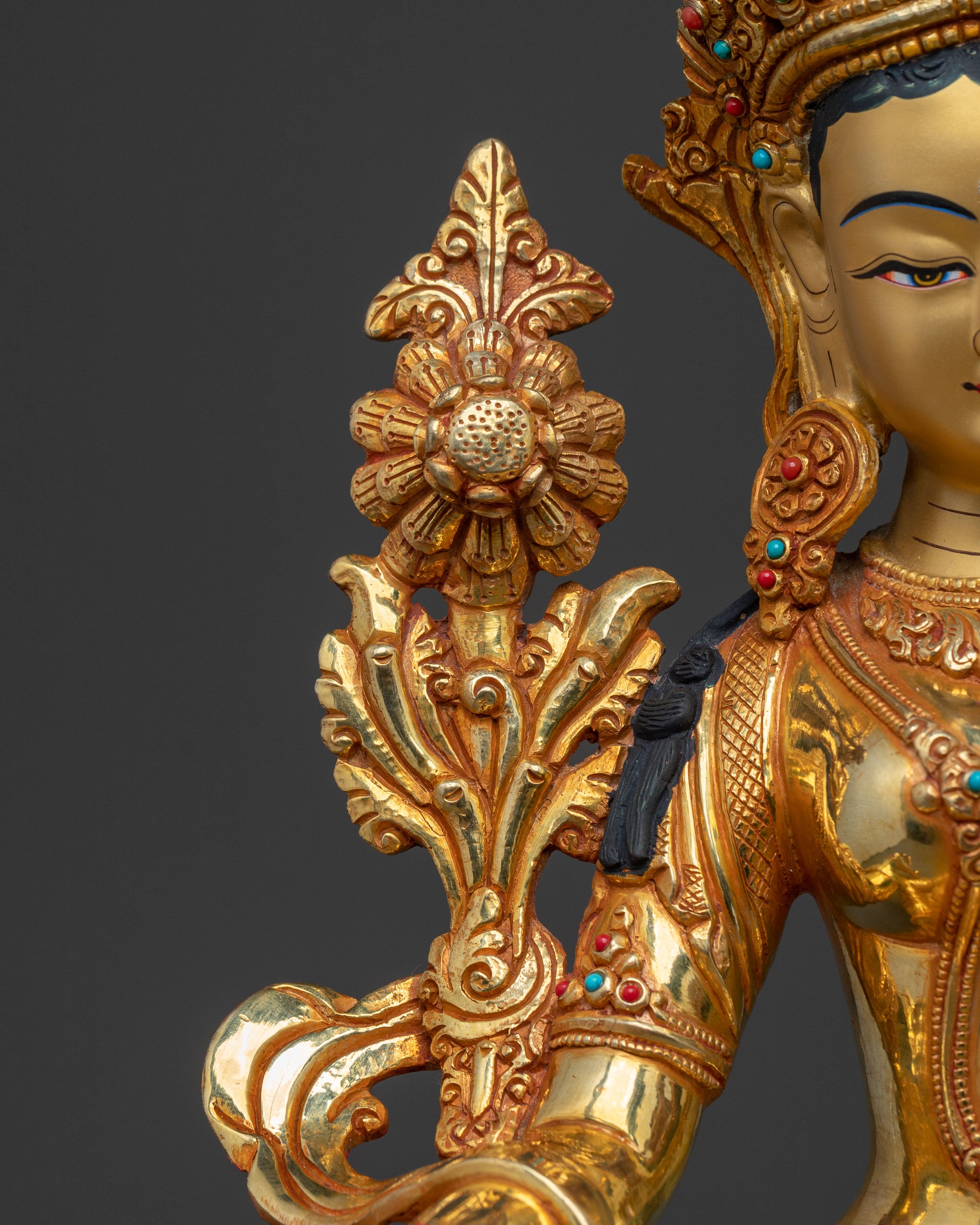 Green Tara Statue Protector of All | Symbol of Compassion
