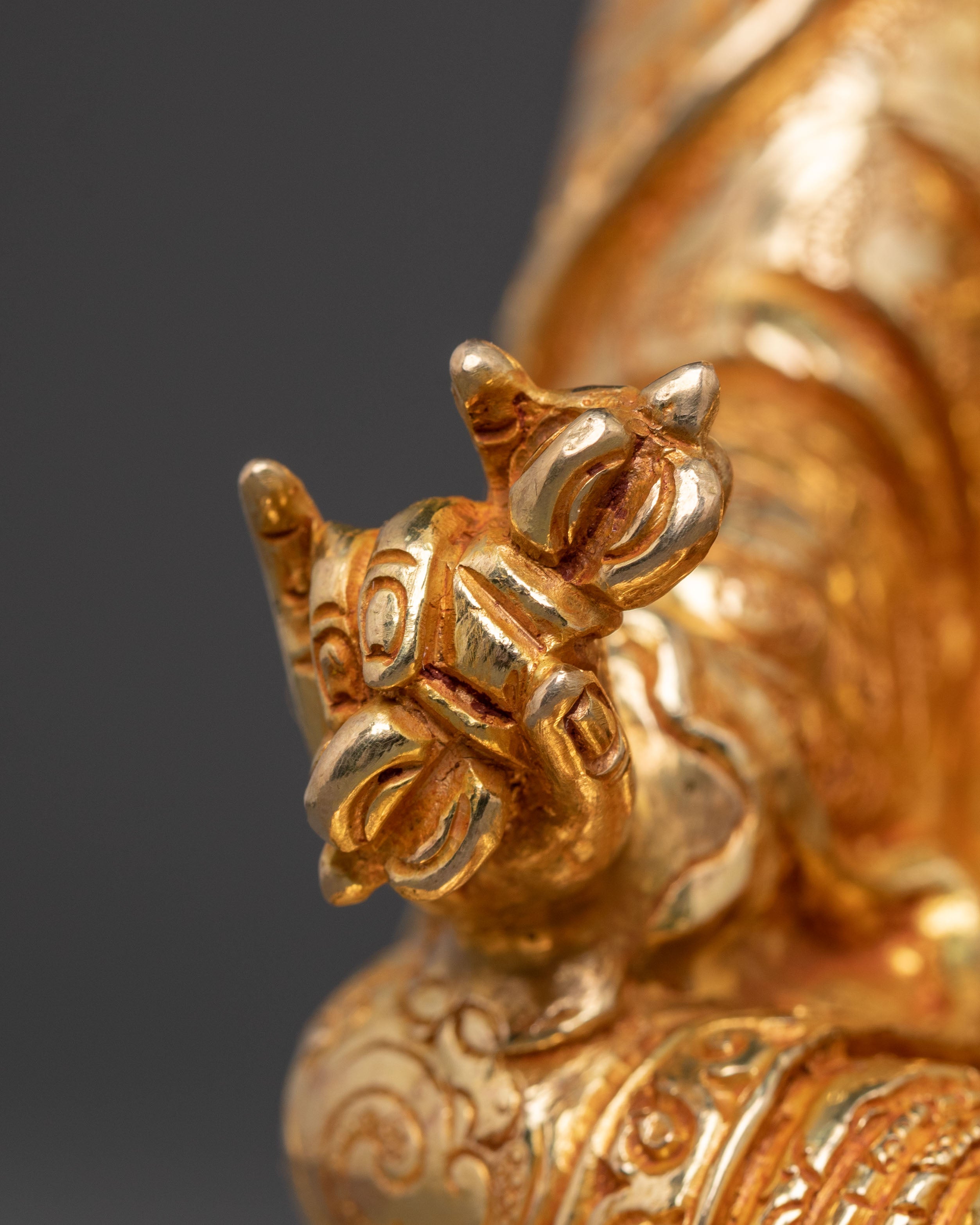 Guru Rinpoche: 24K Gold Gilded Serenity