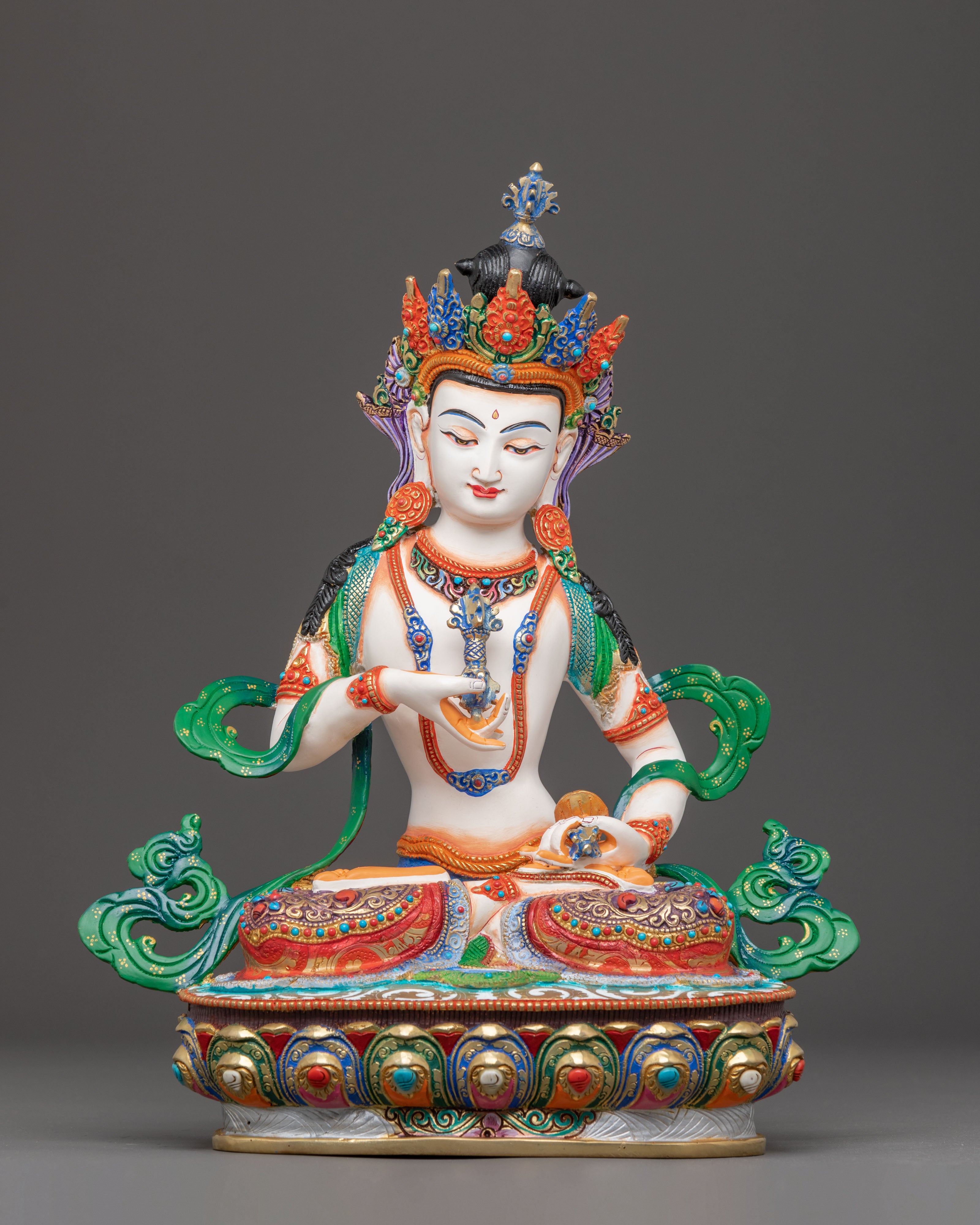 Sacred Vajrasattva Handcrafted Statue