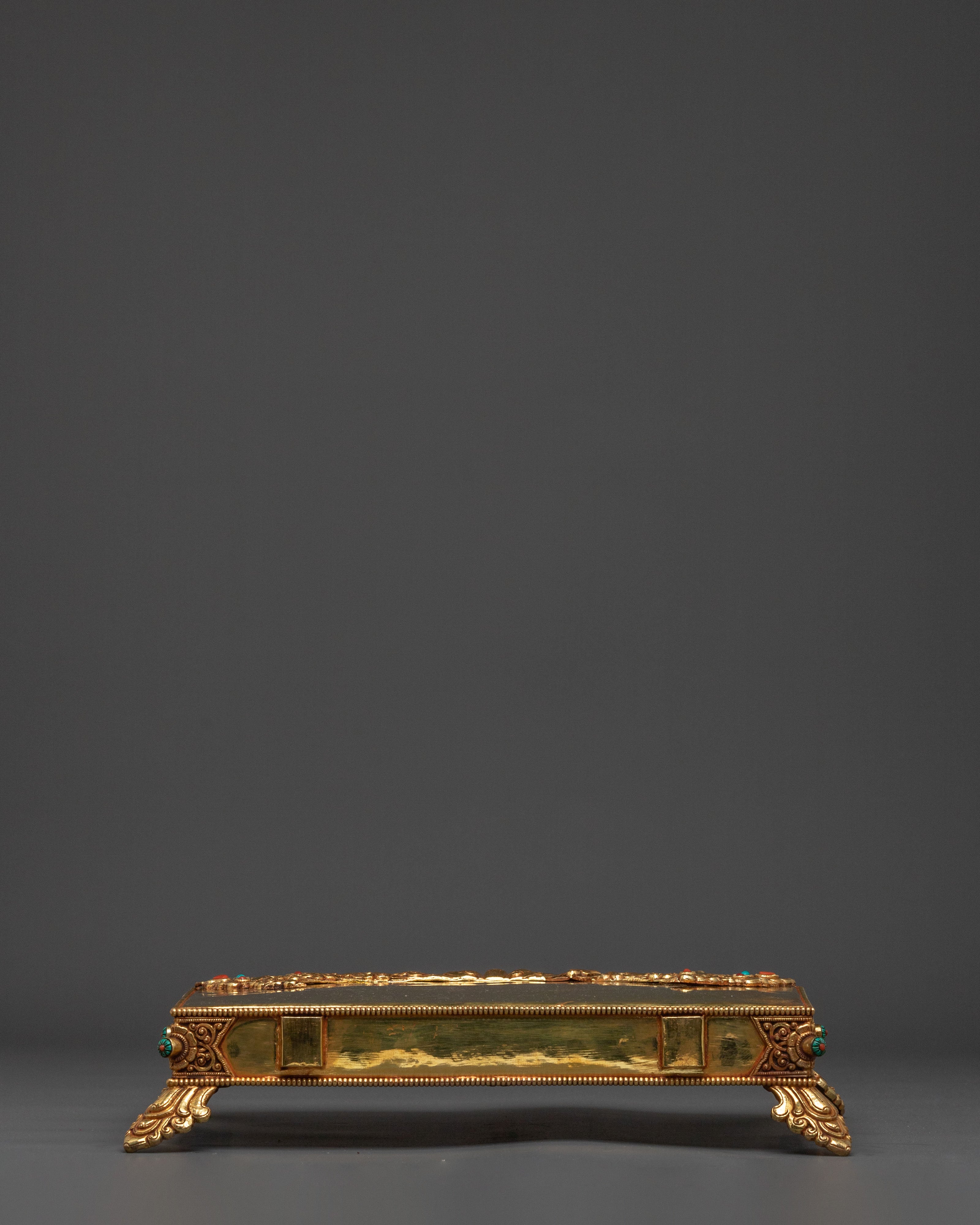 Exquisite 24K Gold Gilded Handcrafted Sacred Throne