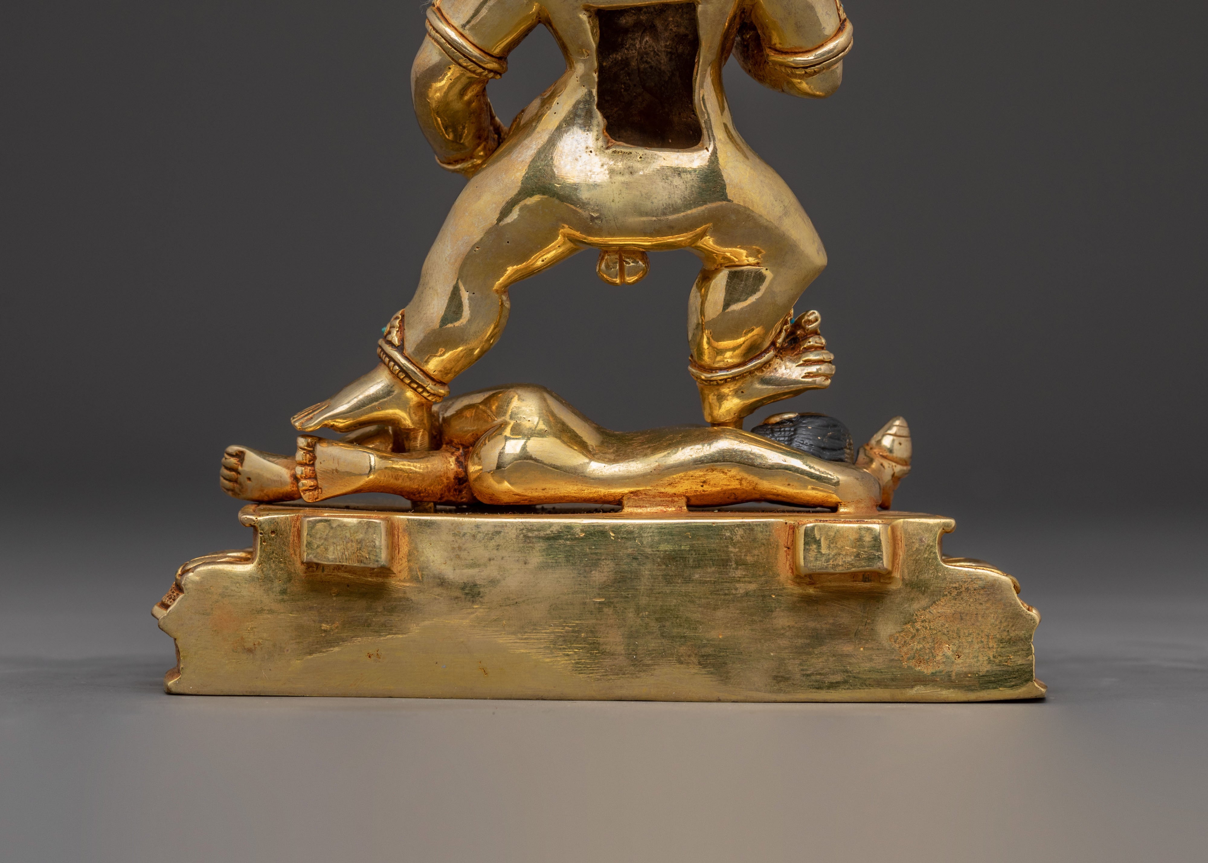 Black Dzambhala Guardian Statue | Spiritual Decor