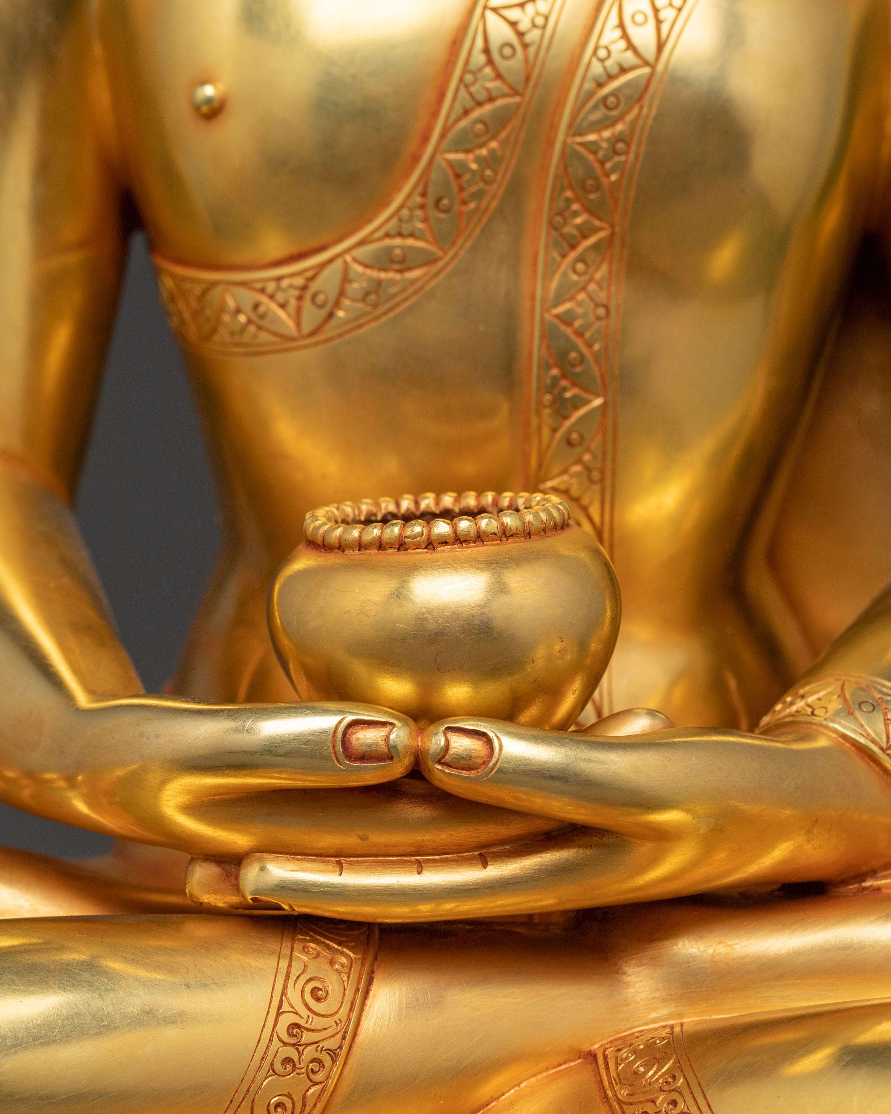 Handcrafted Amitabha Buddha Spiritual Statue for Decor