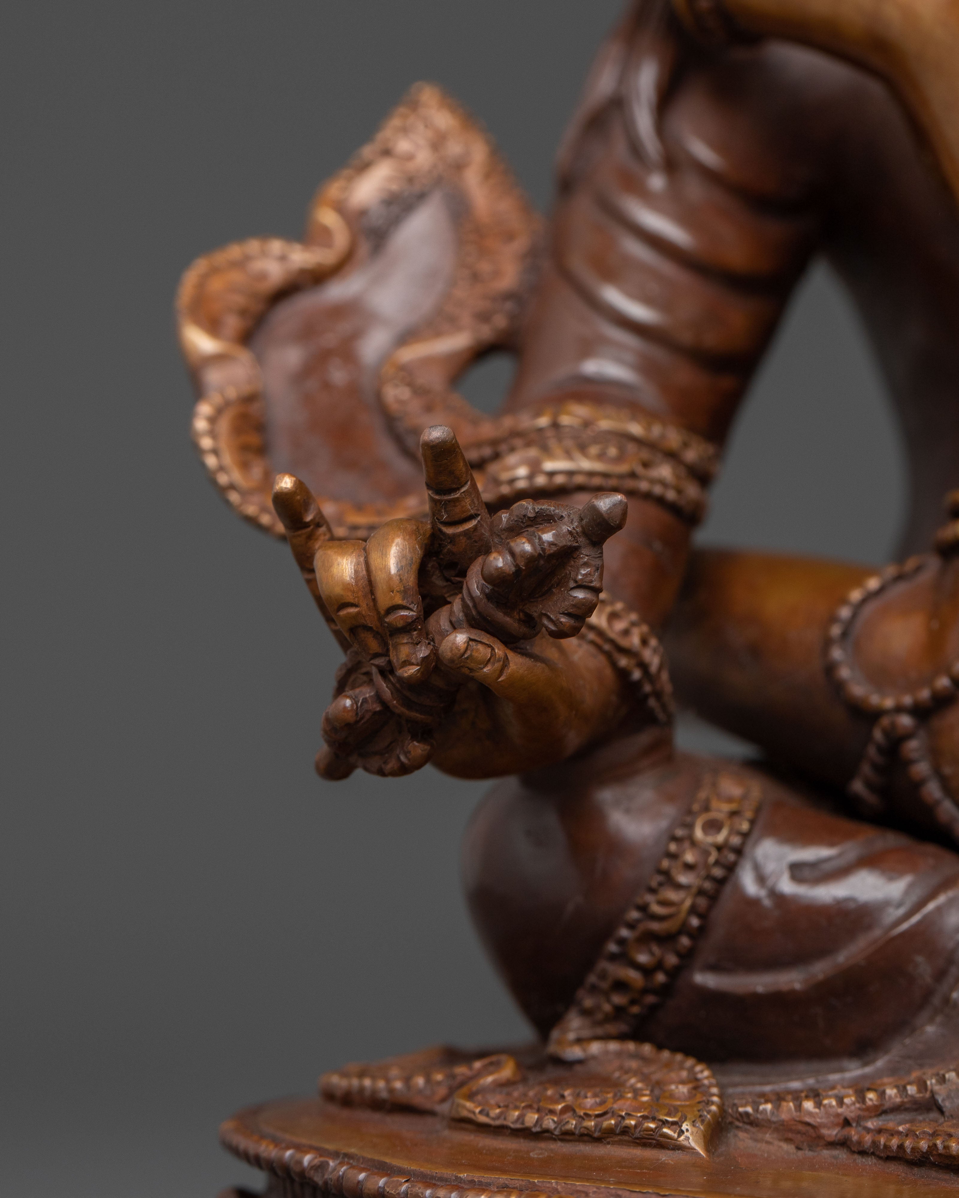 Guru Rinpoche  Statue with Consort | Spiritual Decor