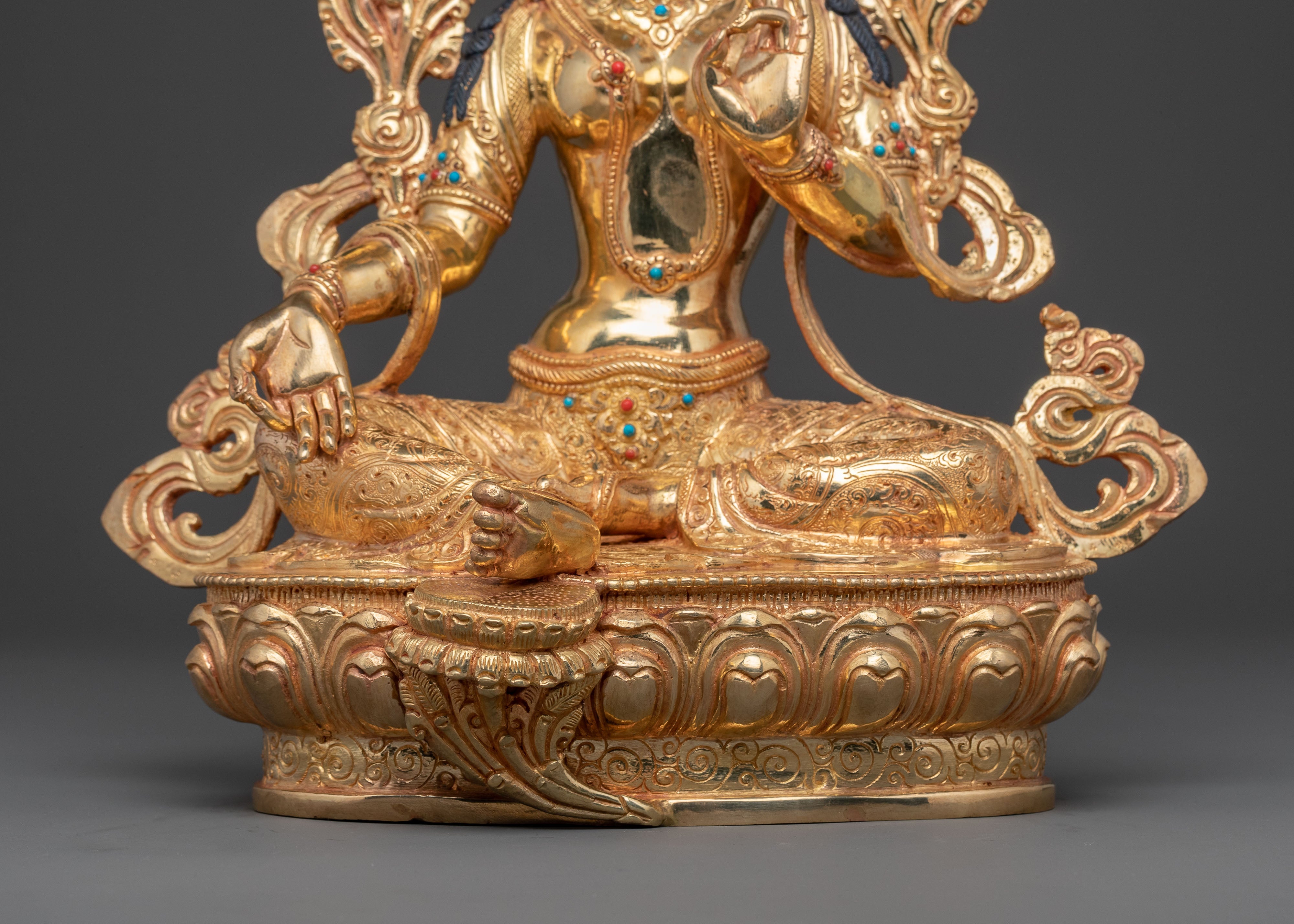 Mother of All Buddhas: Green Tara Statue