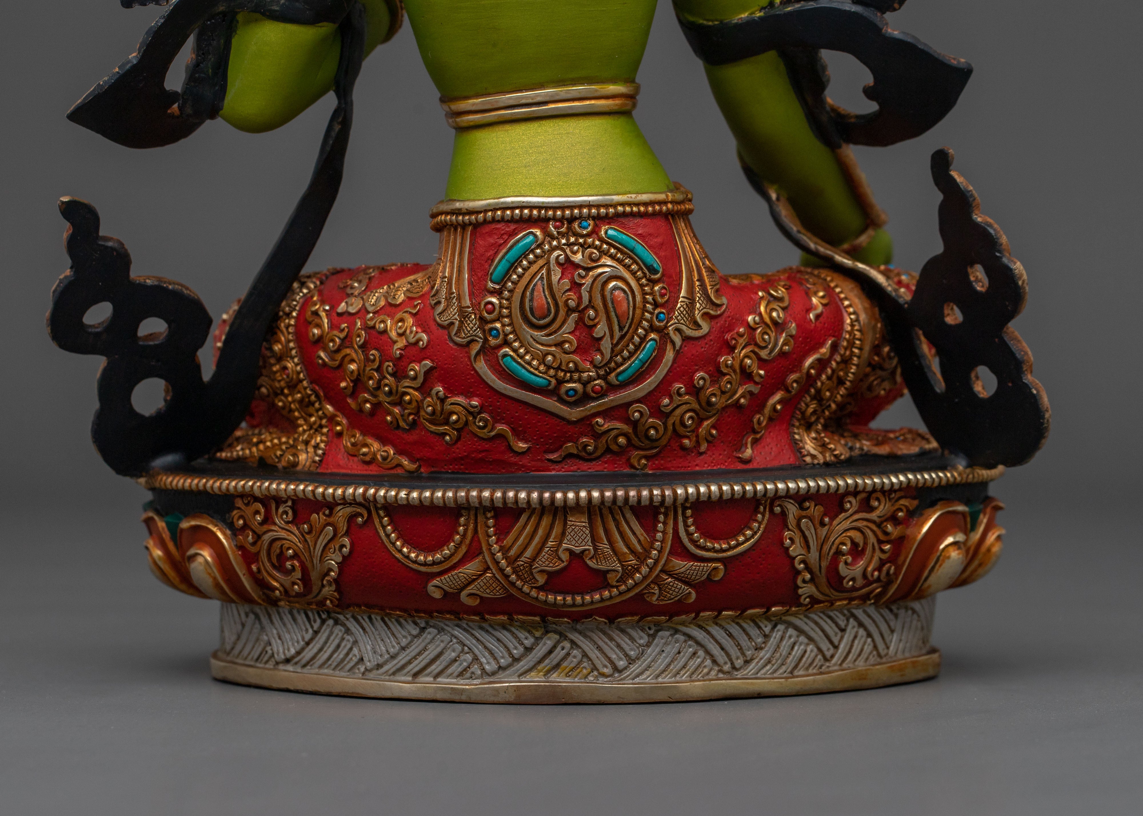 Goddess Shyama Tara Sacred Statue: Symbol of Compassion