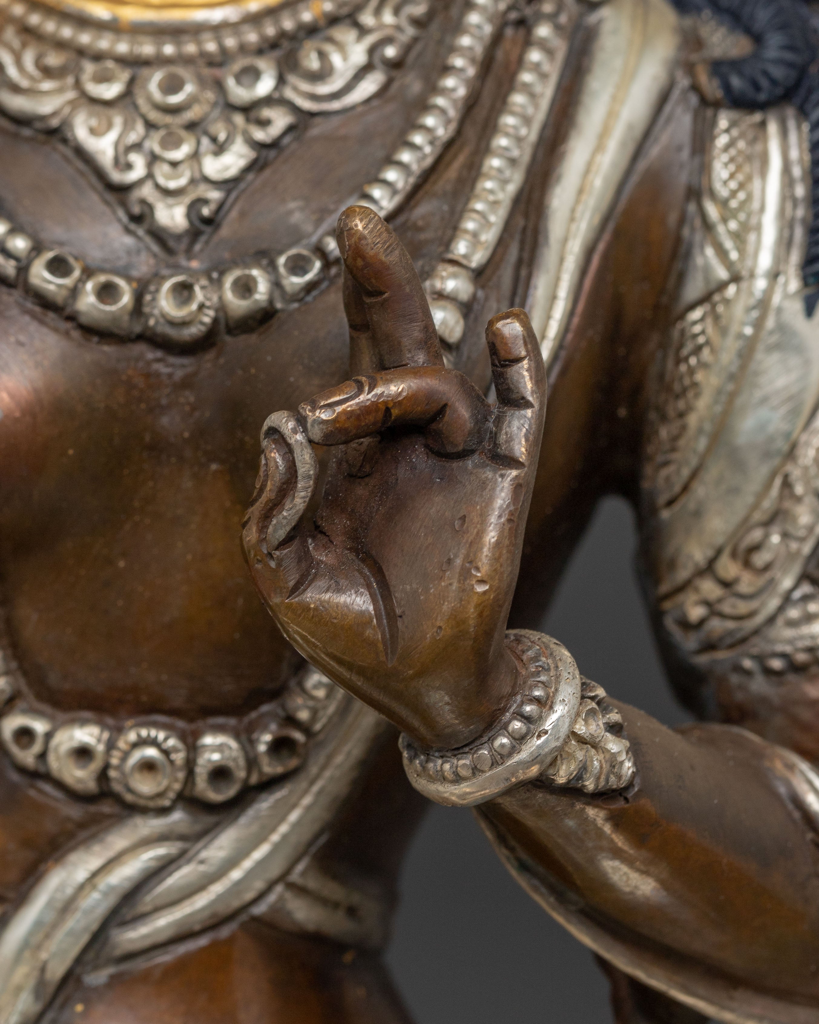 Handmade Shyama Tara Oxidized Statue | Mother of All Buddhas