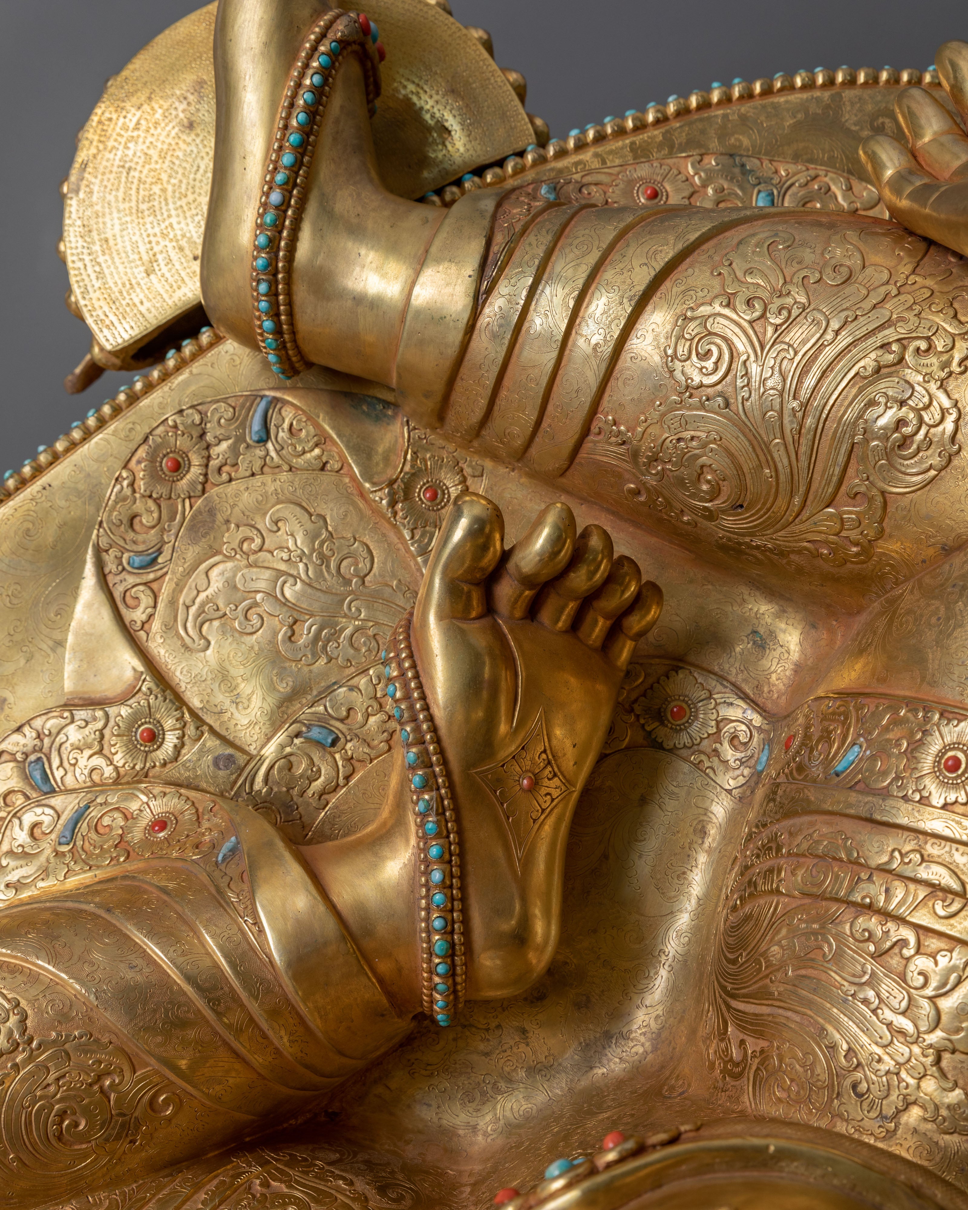 Traditional Nepalese Green Tara Statue