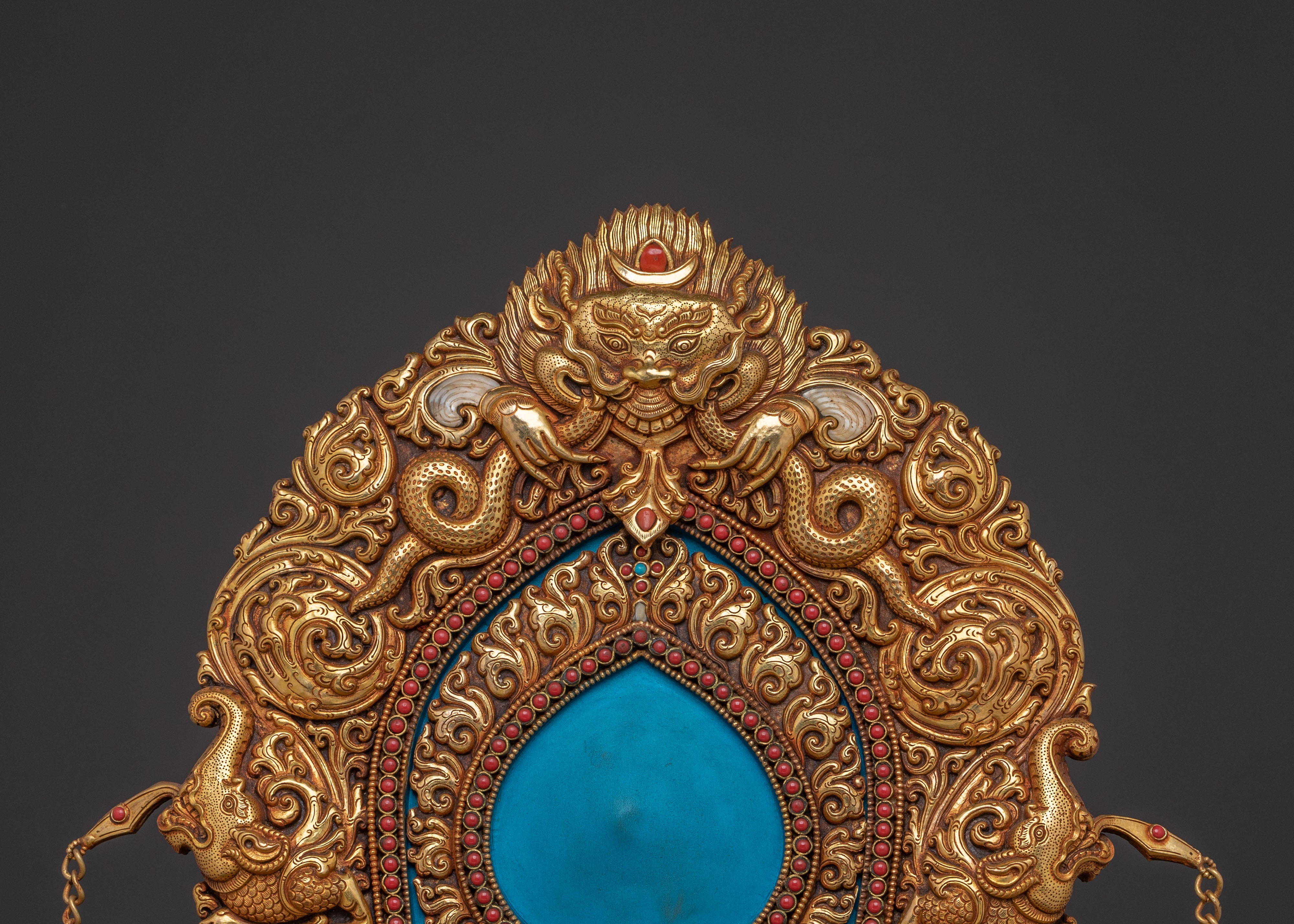 Padmapani Golden Statue | Meditational Decor