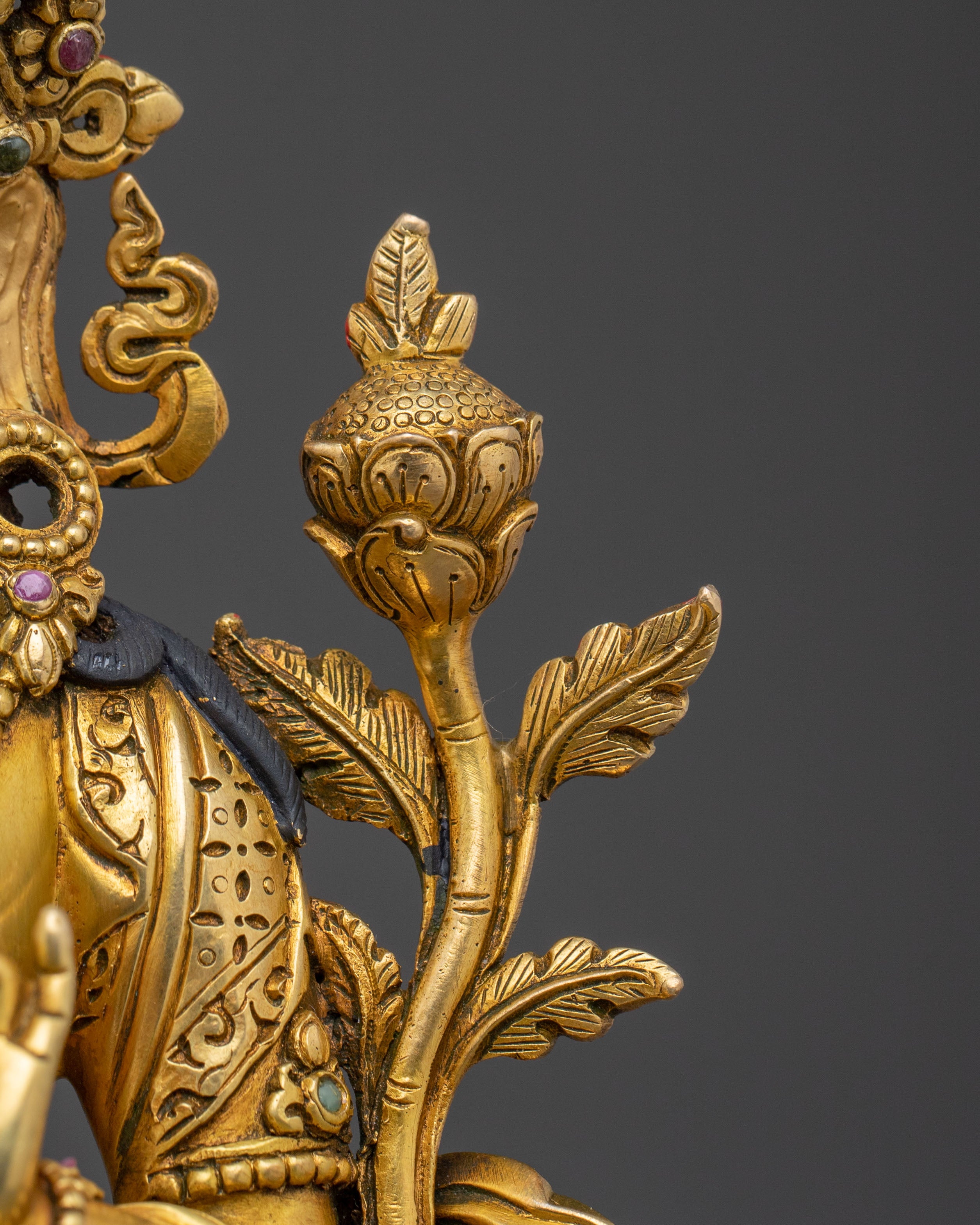Handcrafted White Tara Statue | Sacred Buddhist Idol