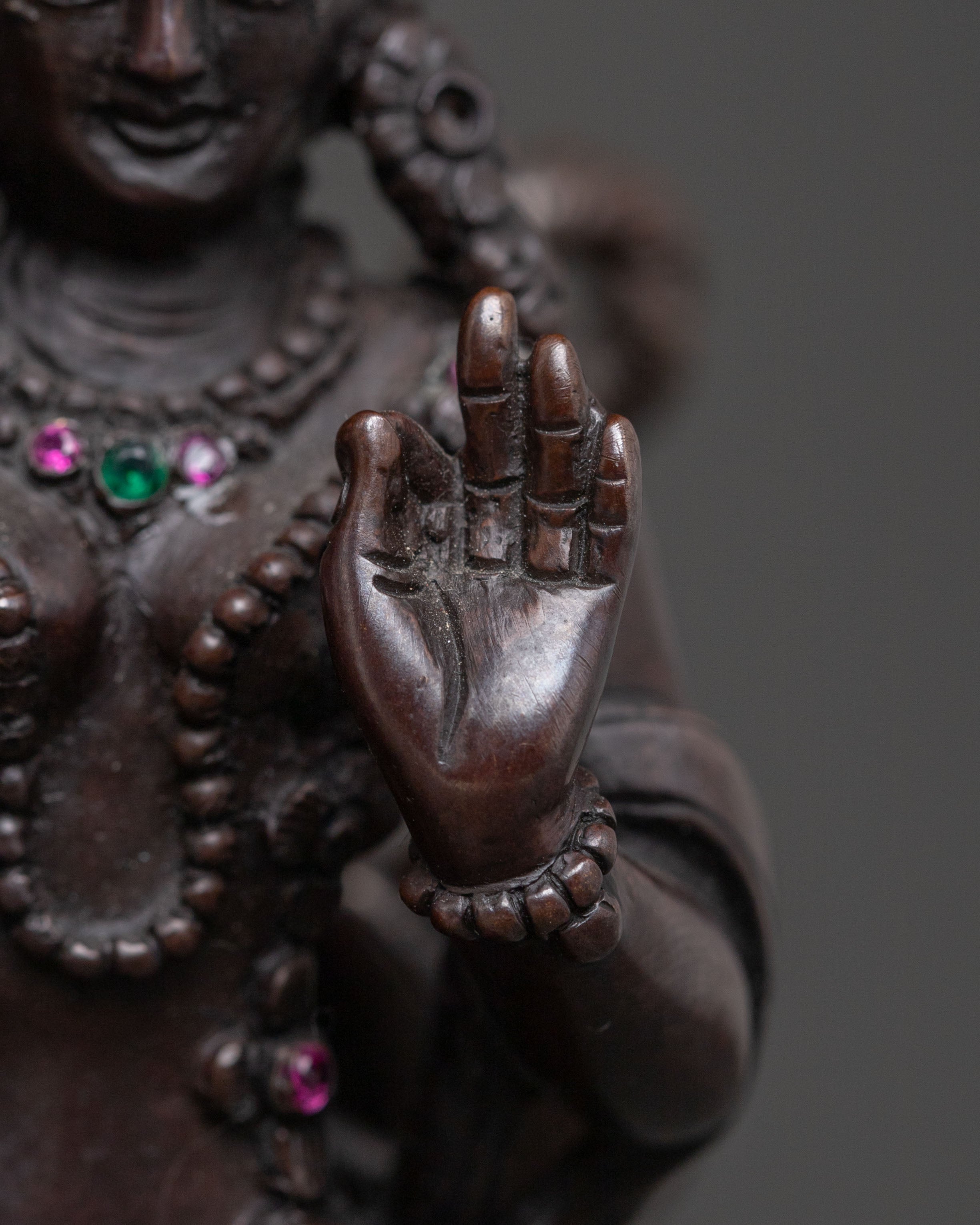 Ganesha Elephant God Statue | Oxidized Copper Figure