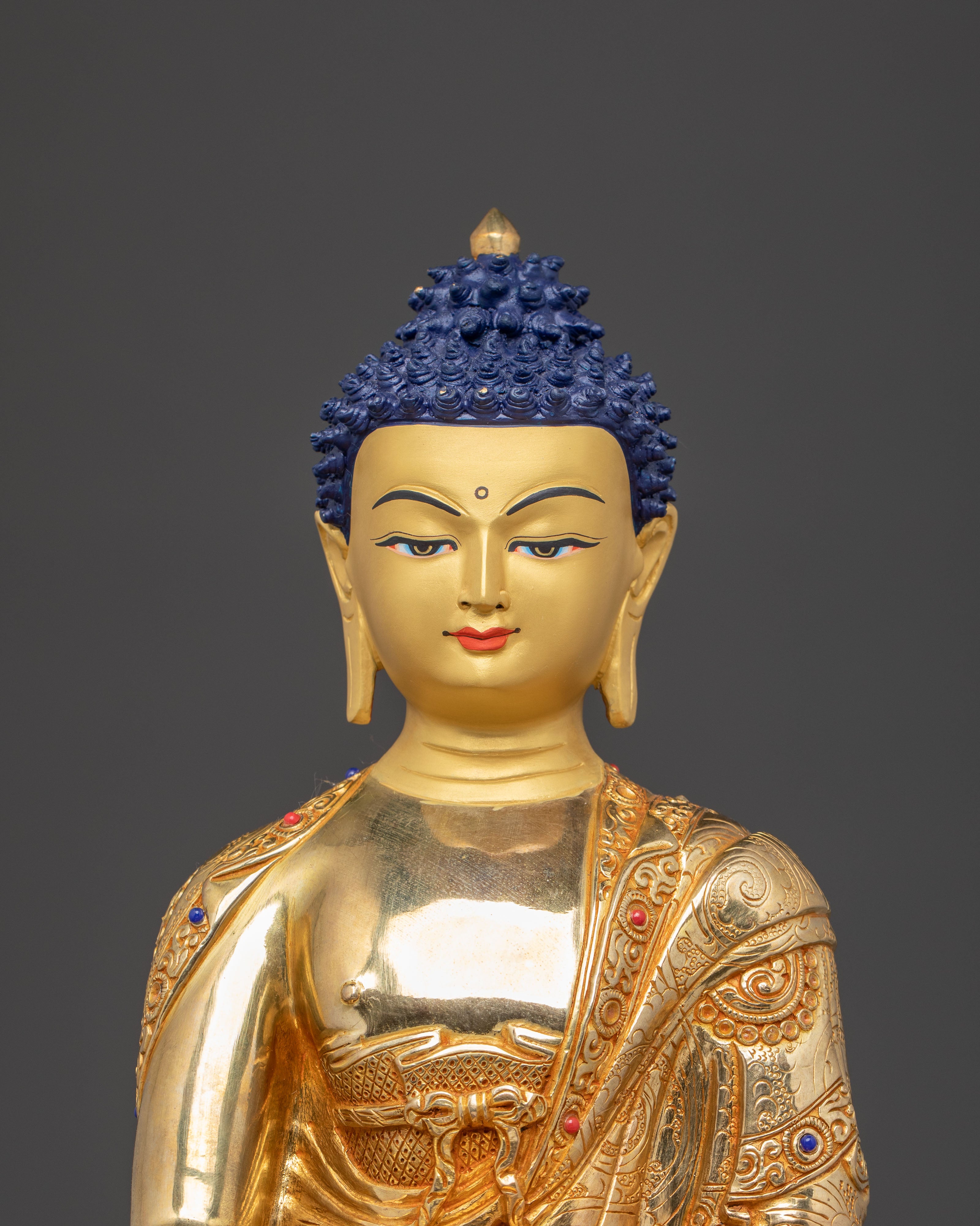 Handcrafted Shakyamuni Buddha Statue: Symbol of Power and Wisdom