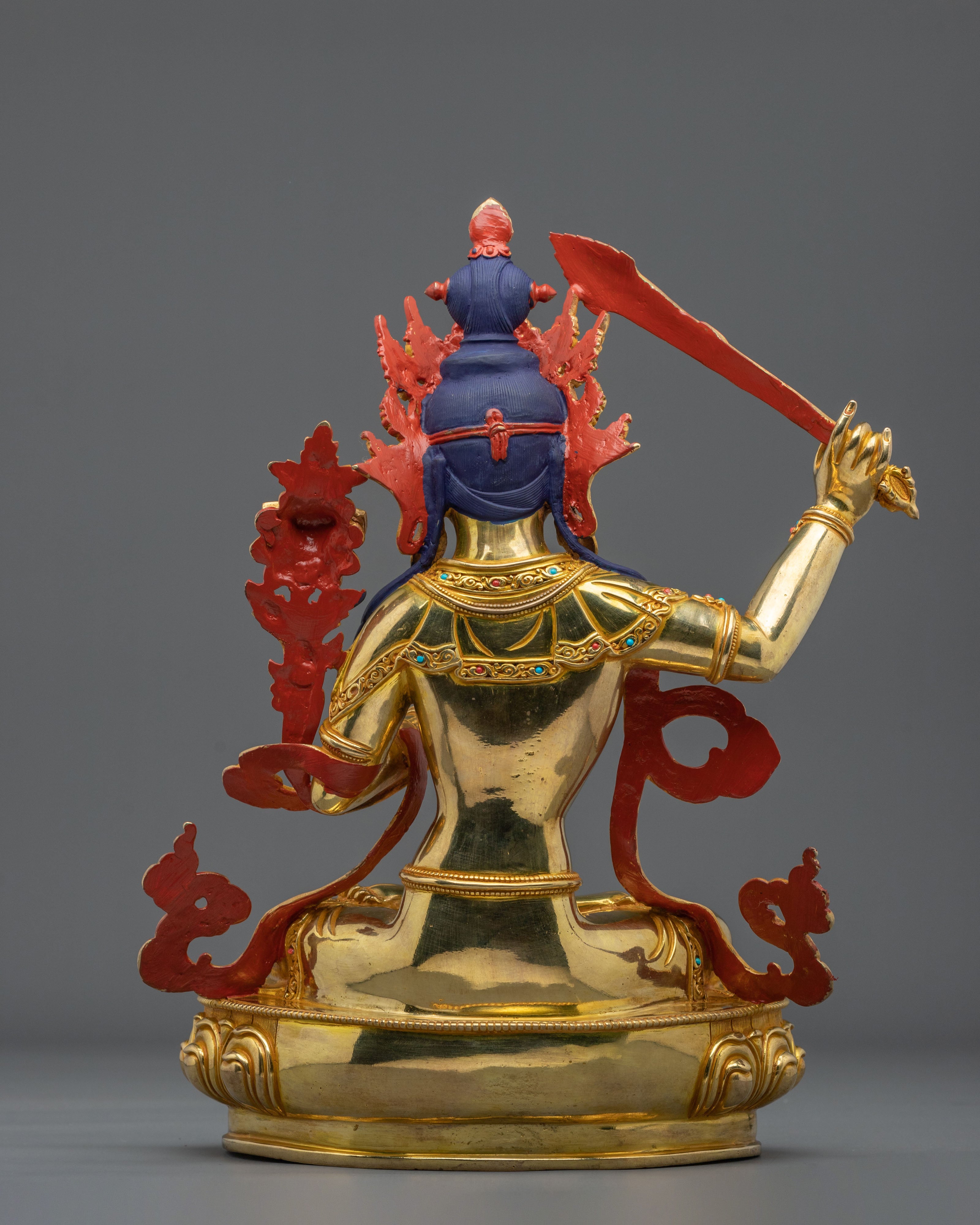 Manjushri Sacred Copper Sculpture | Bodhisattva of Wisdom