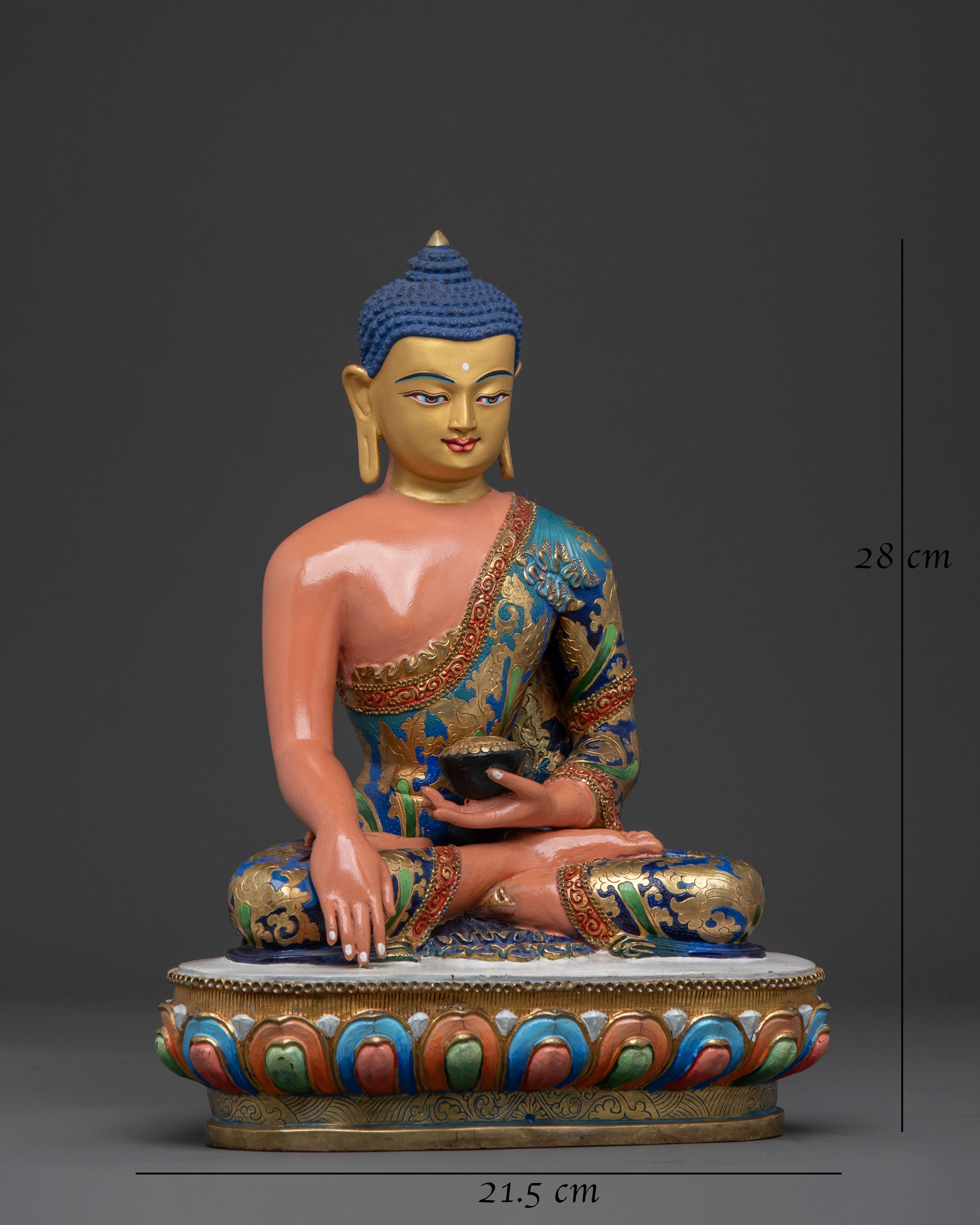 Copper Statue of Historical Buddha Shakyamuni