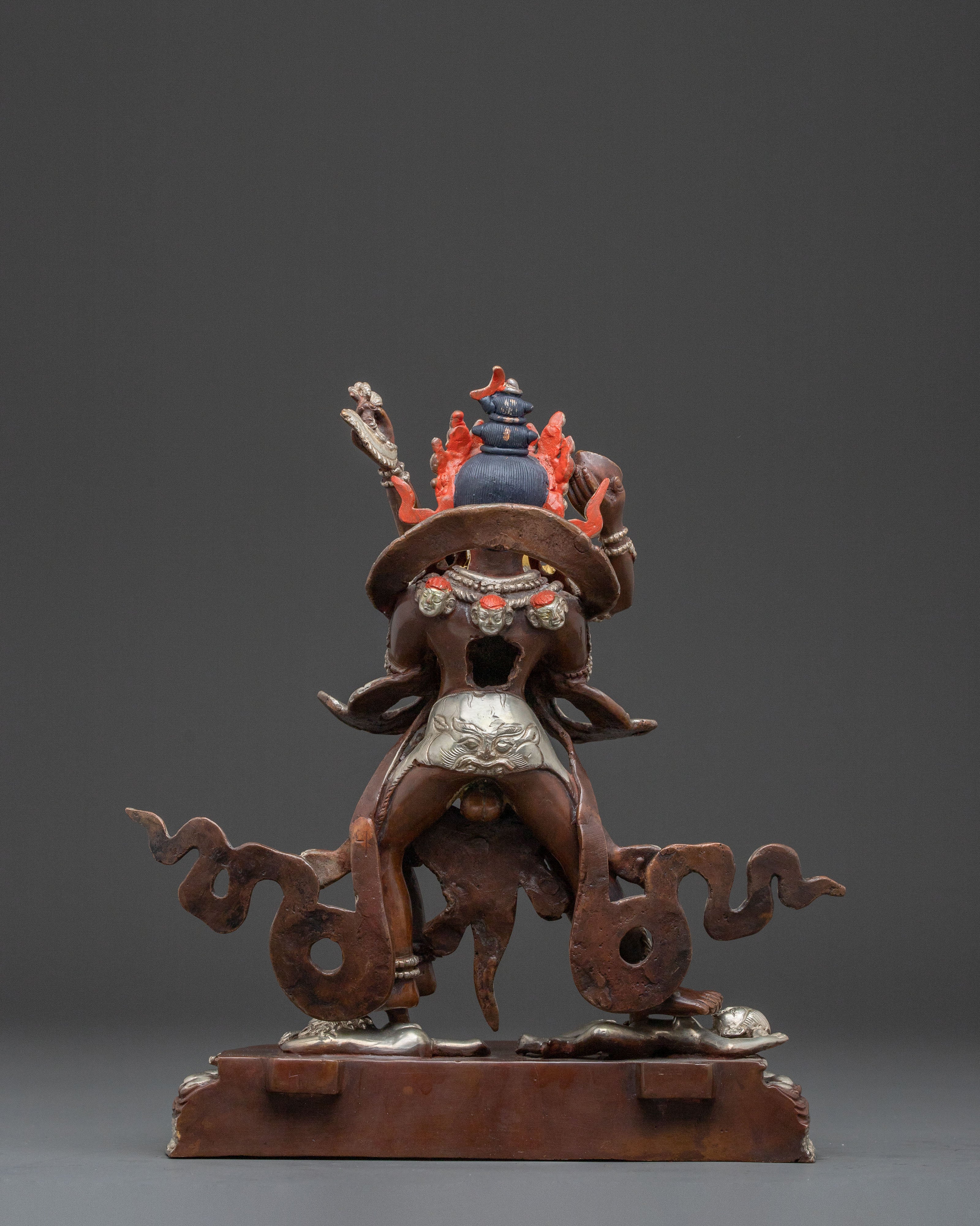 Kalachakra Tantric Deity Statue – Exquisite Gilded Copper