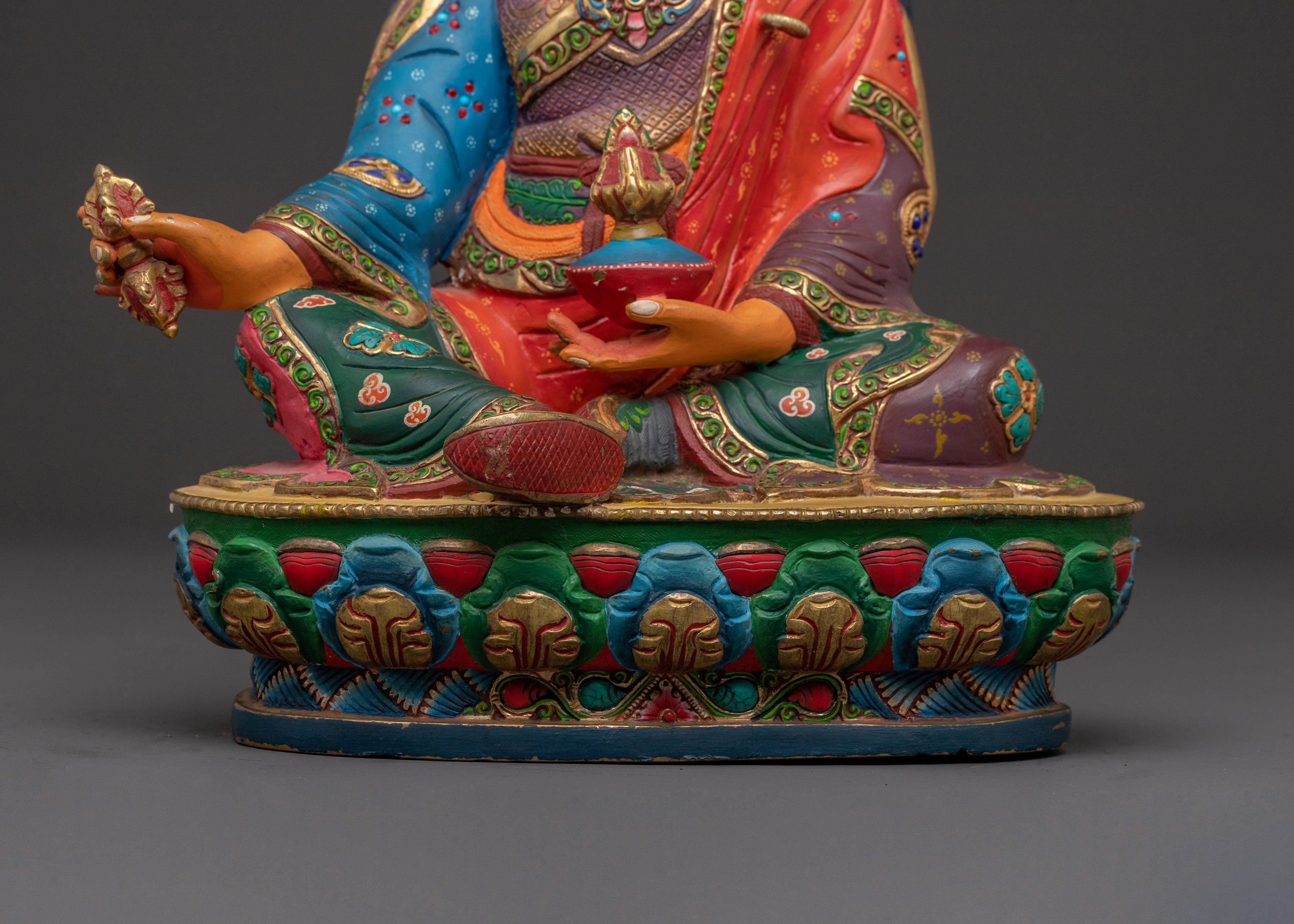 Guru Rinpoche Sacred Statue | The Lotus Guru