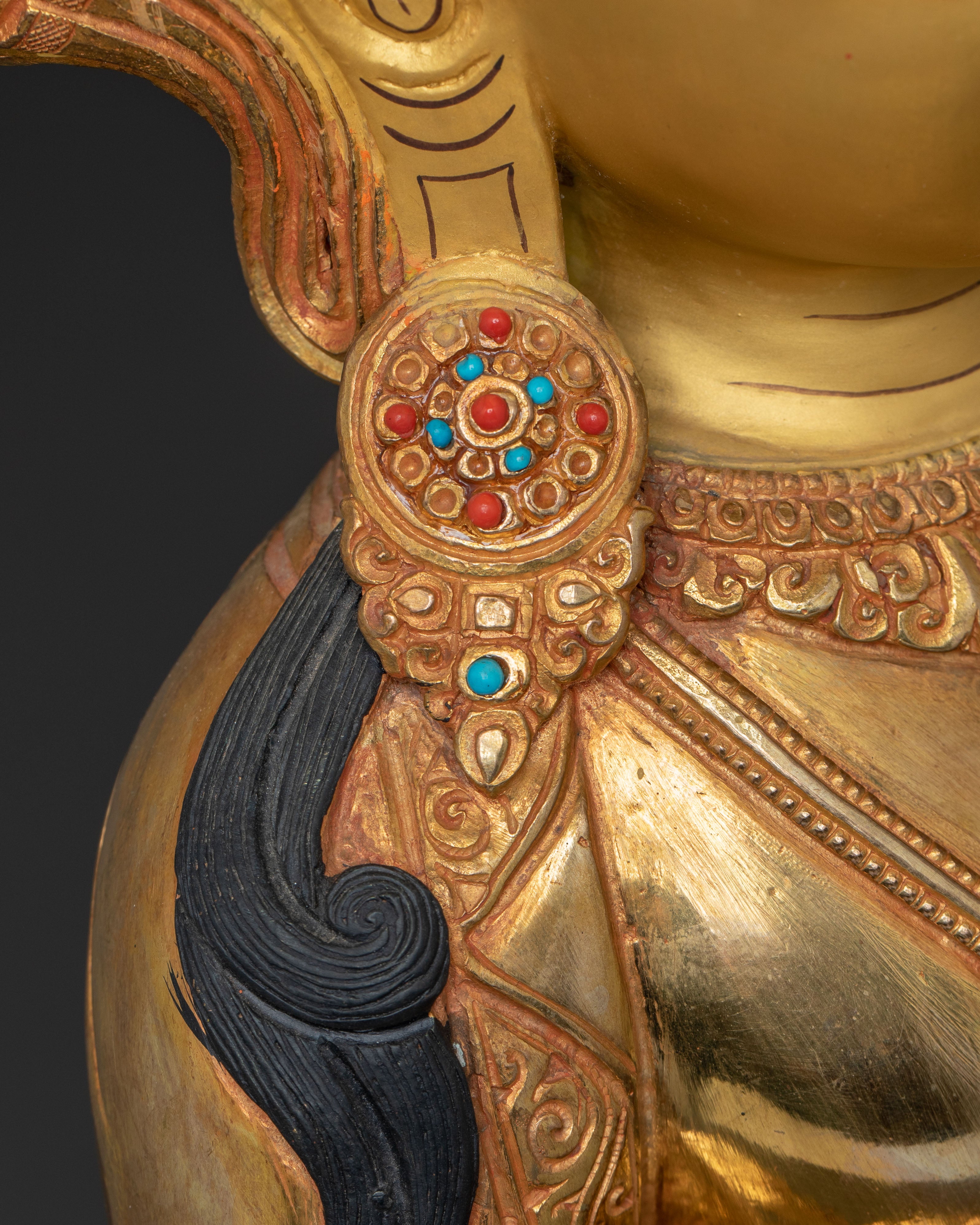 Amitayus Bodhisattva Golden Statue | A Beacon of Infinite Life