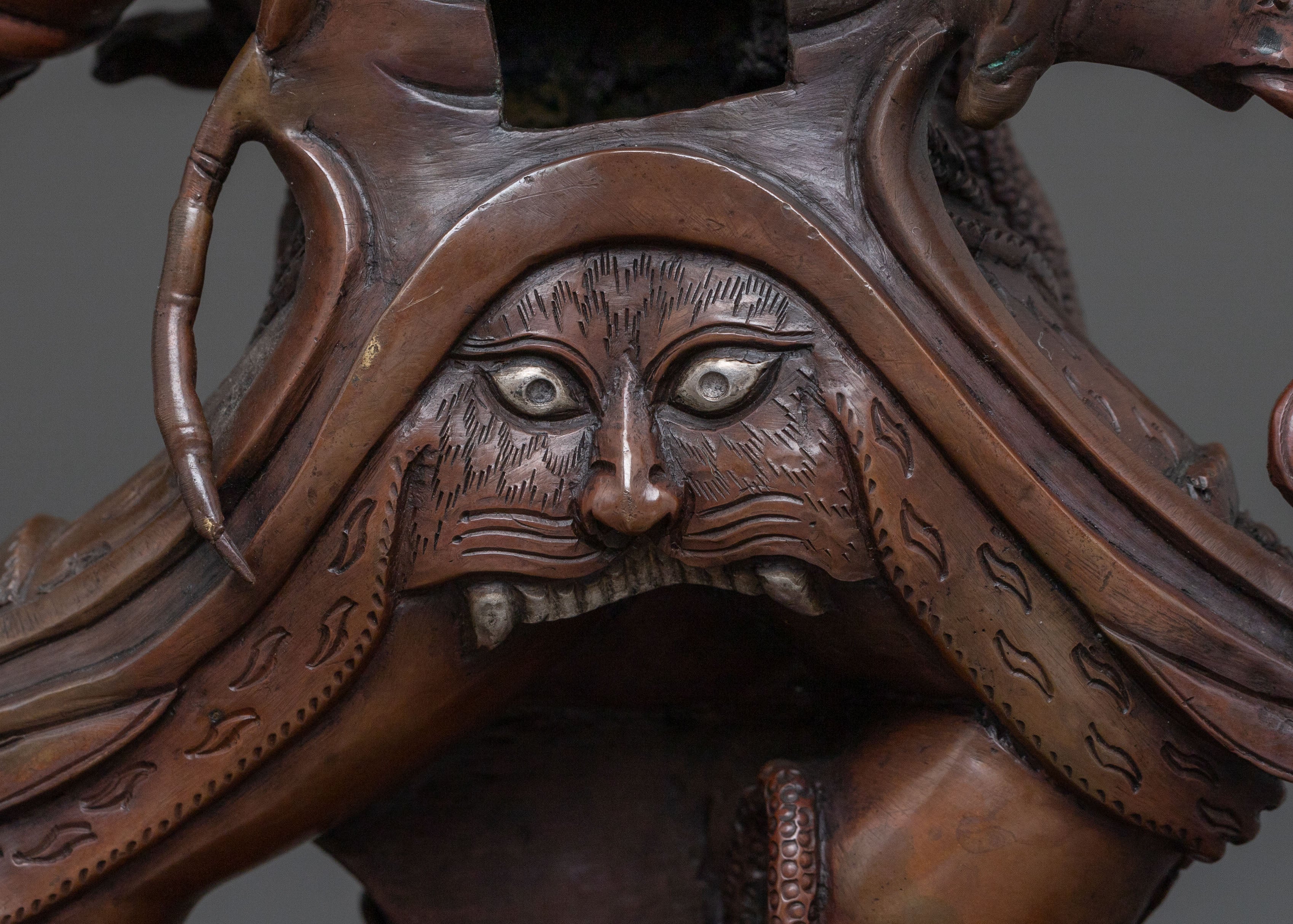 Dandapani Sacred Statue | Oxidized Copper Body