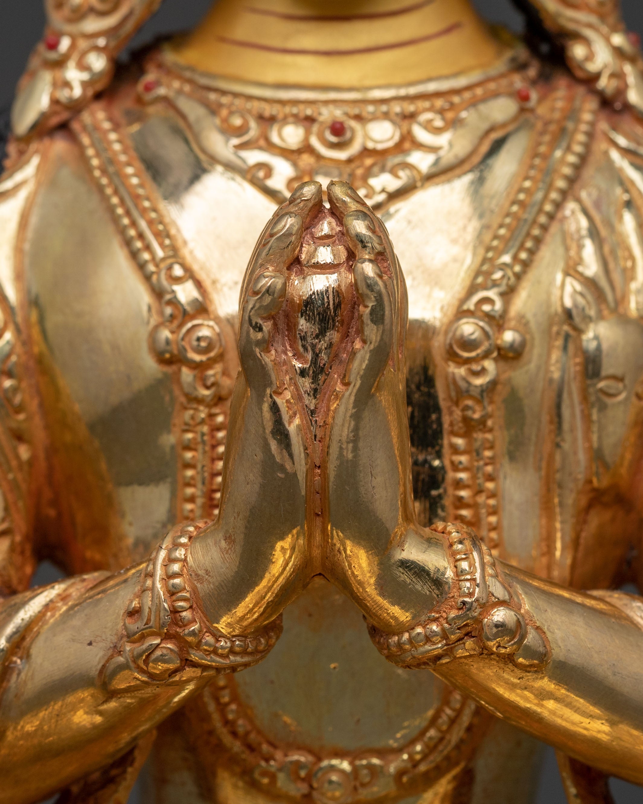 Chenrezig Handcrafted Himalayan Sculpture | Tibetan Buddhist Art