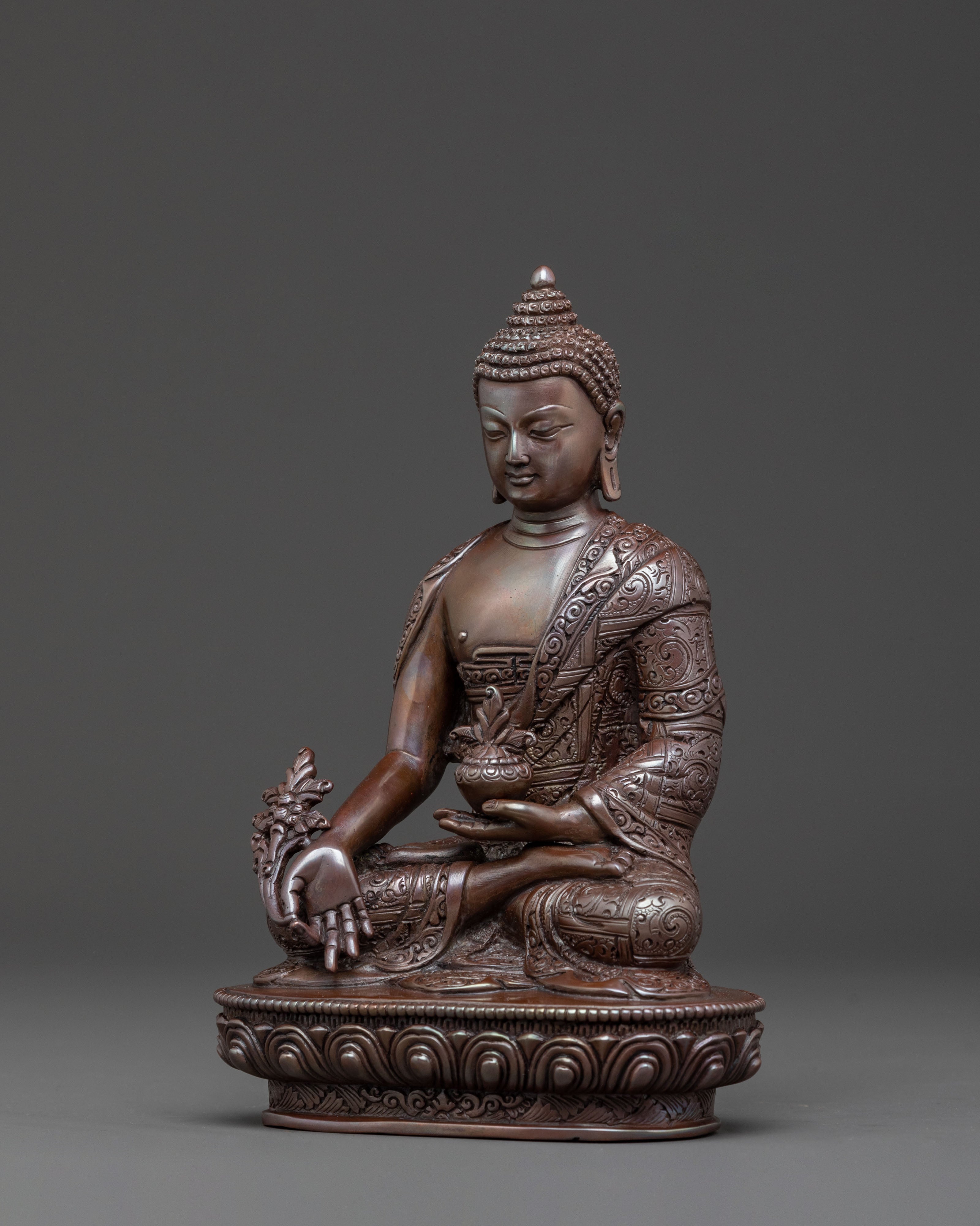 Handcrafted Medicine Buddha Statue of Healing