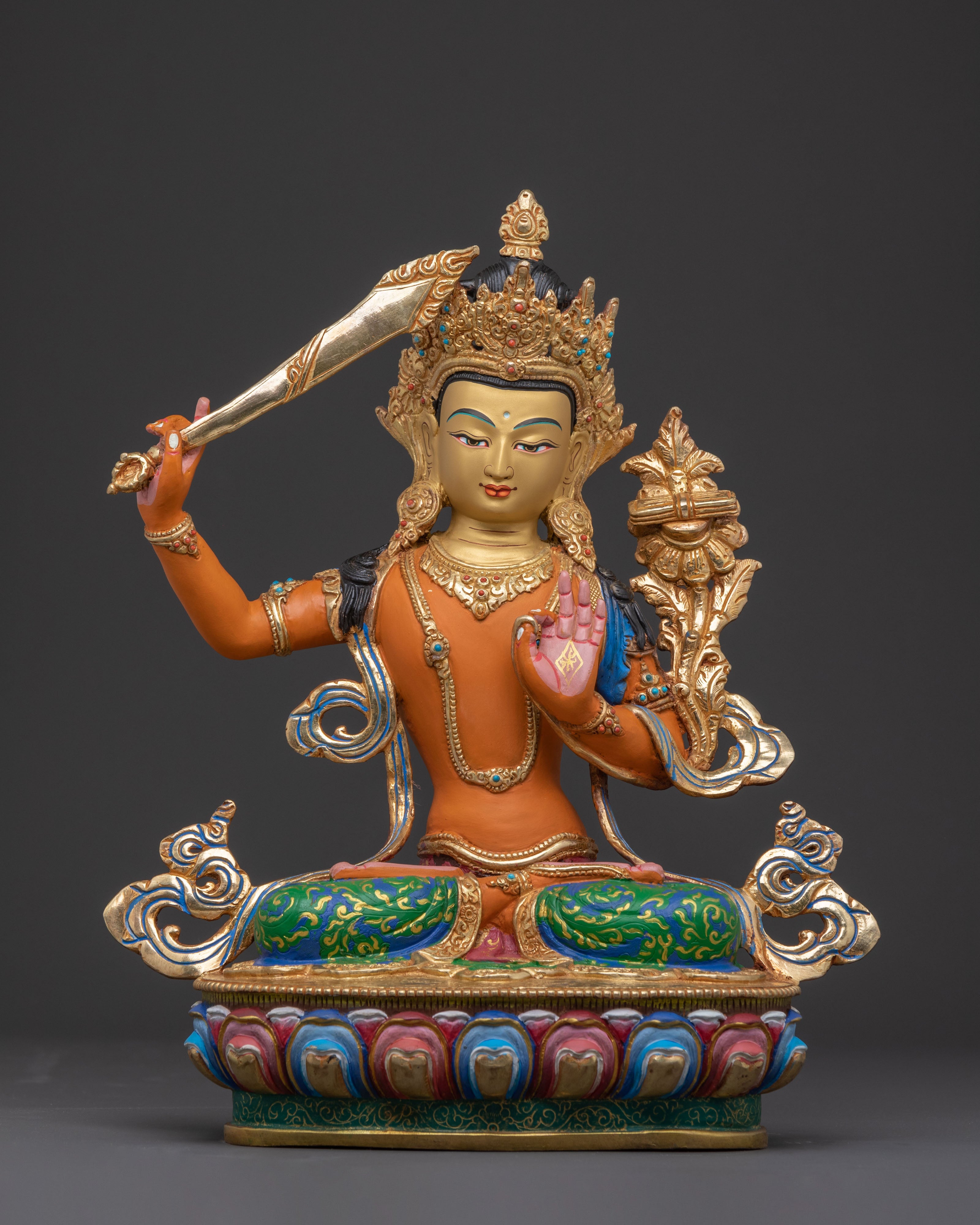 Six Bodhisattva Statue Set for Altars Decor