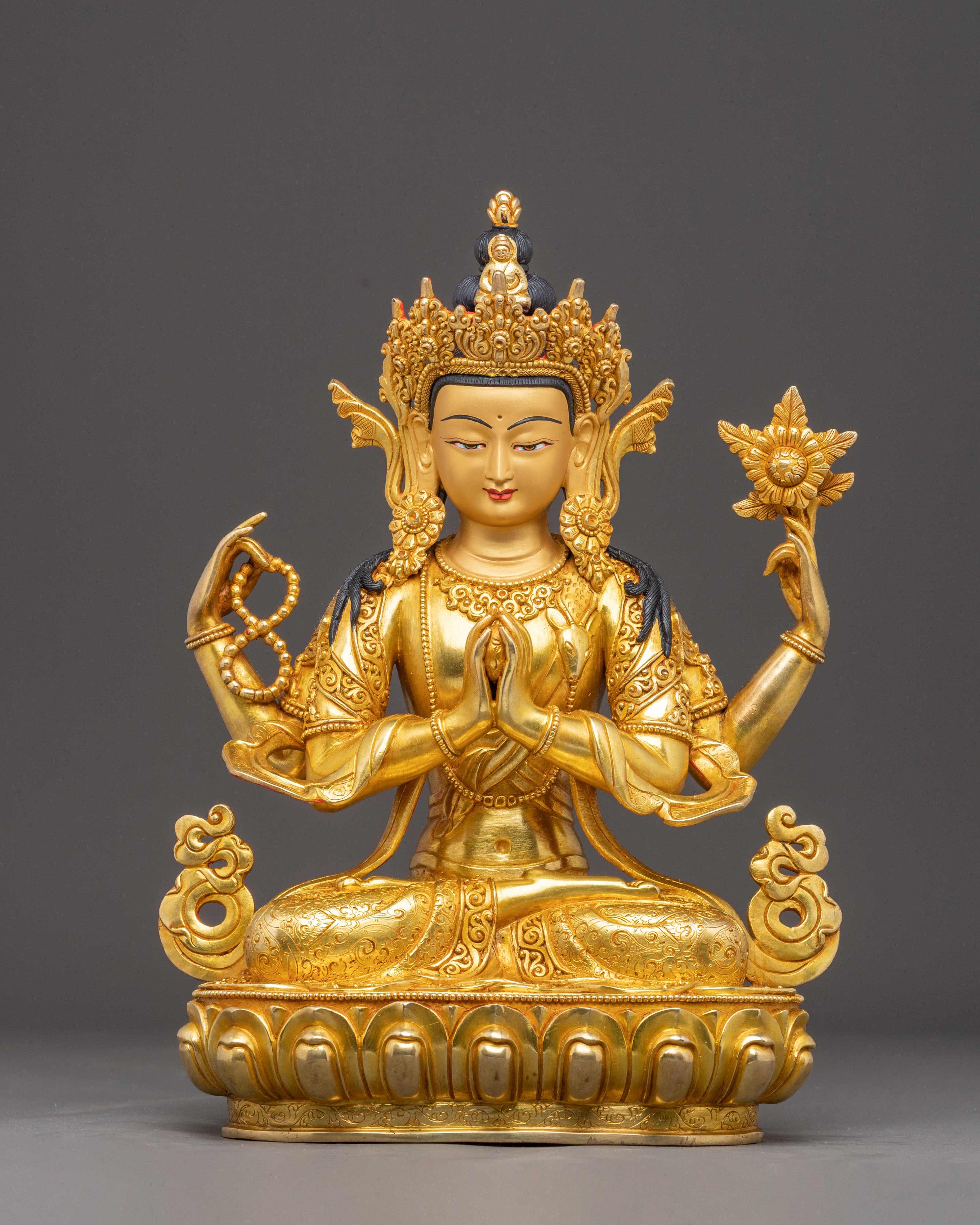 Handcrafted Statue of Chenrezig