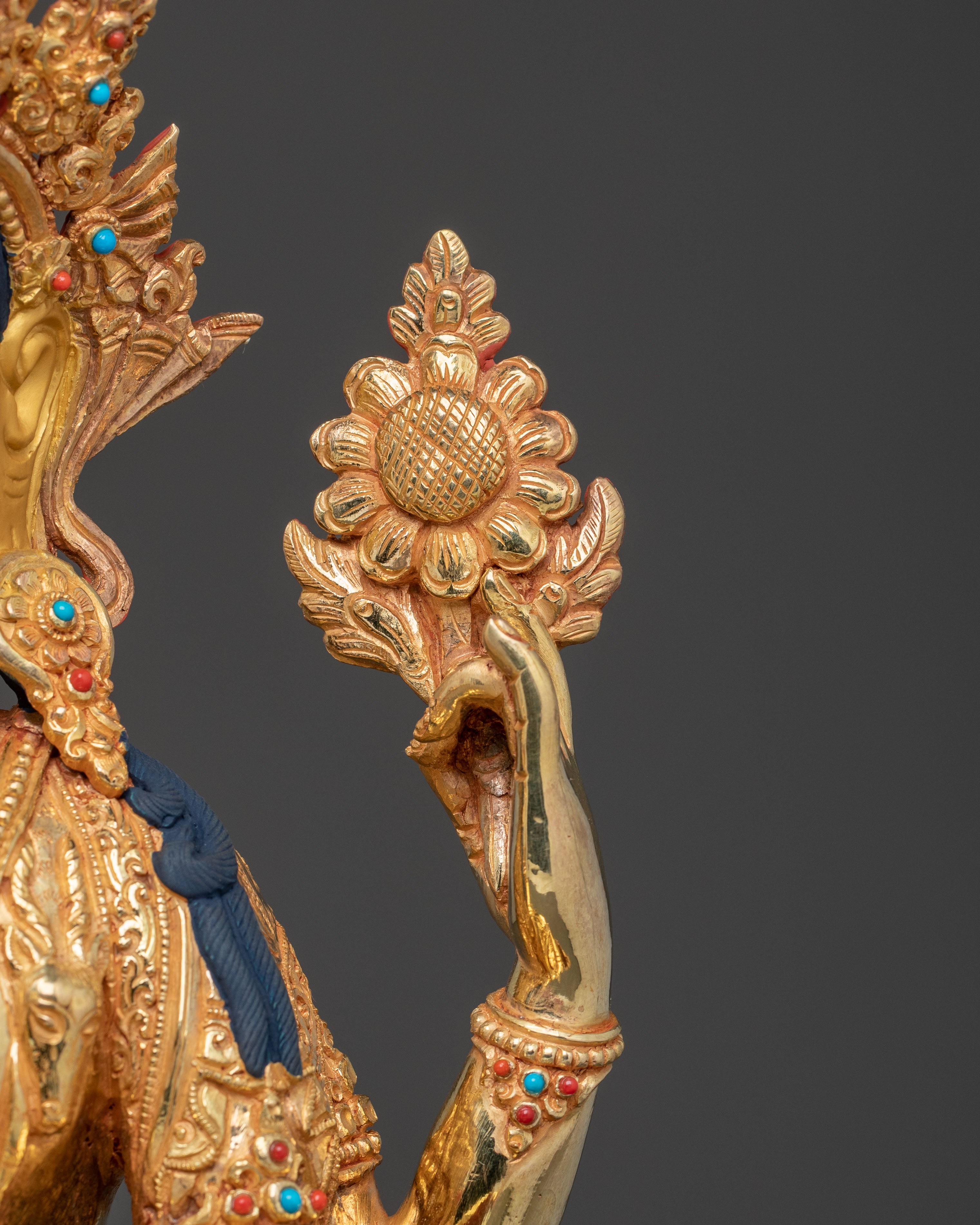 Handcrafted Chenrezig Spiritual Statue for Compassion