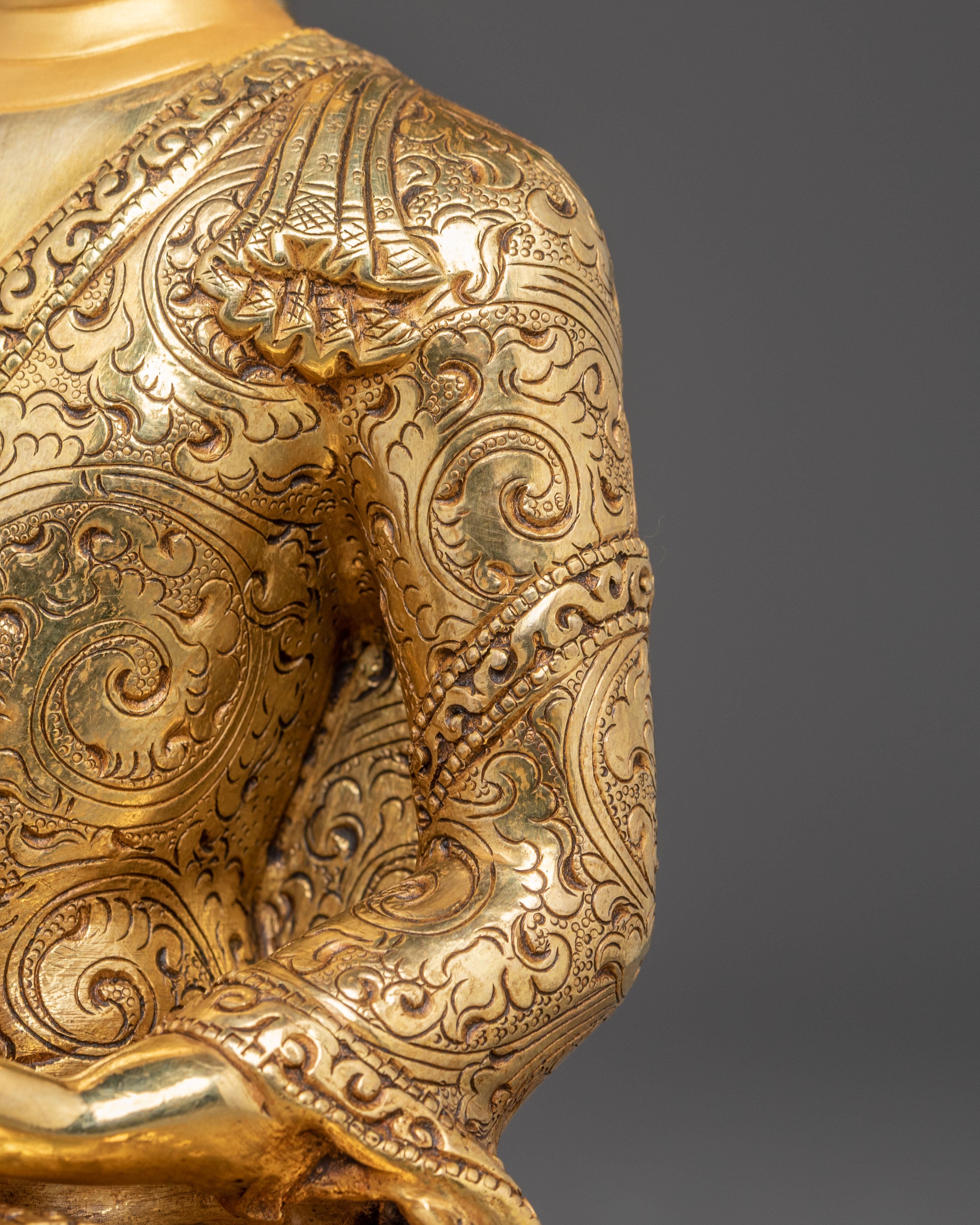 Serene Radiant Healing Buddha Statue | Symbol of Enlightenment