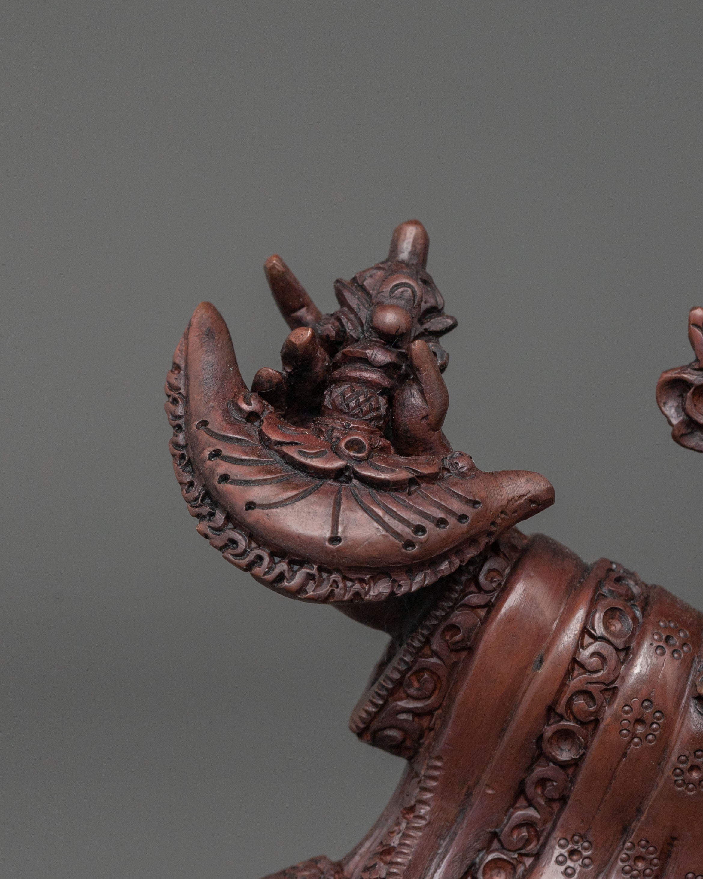 Mahakala Bernakchen Spiritual Sculpture | Tibetan Wrathful Guardian