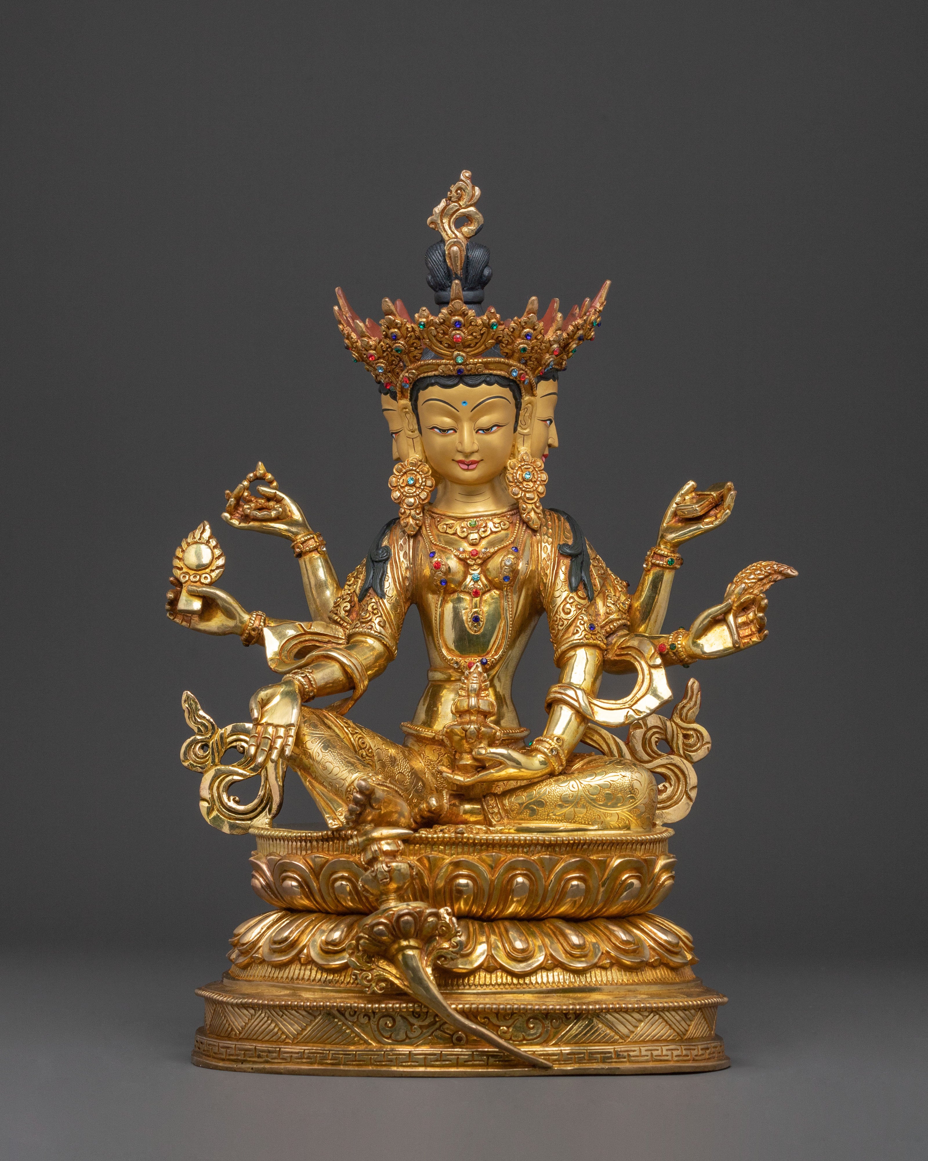Vajradhara Golden Statue