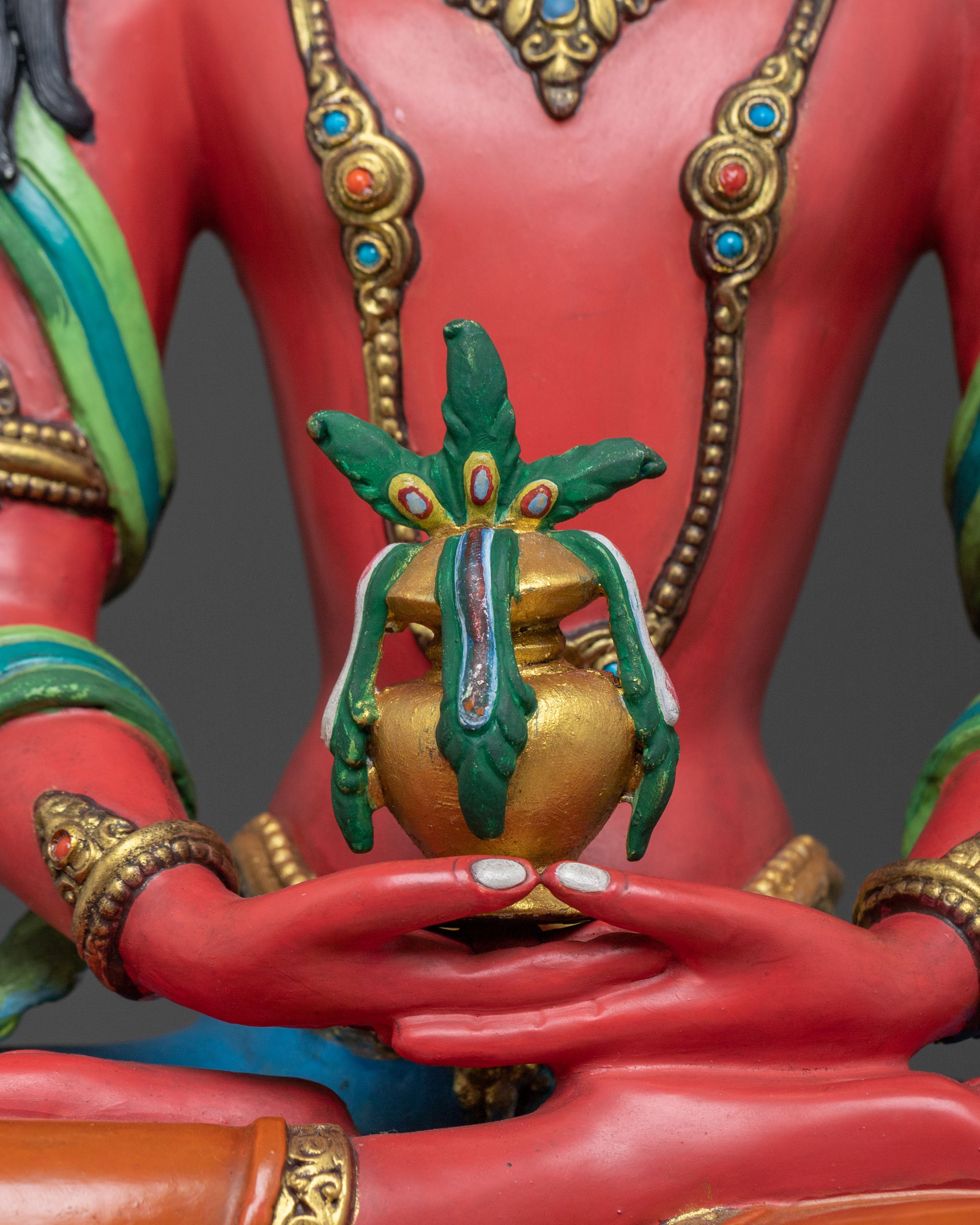 Amitayus Devotional Statue | Spiritual Decor for Longevity