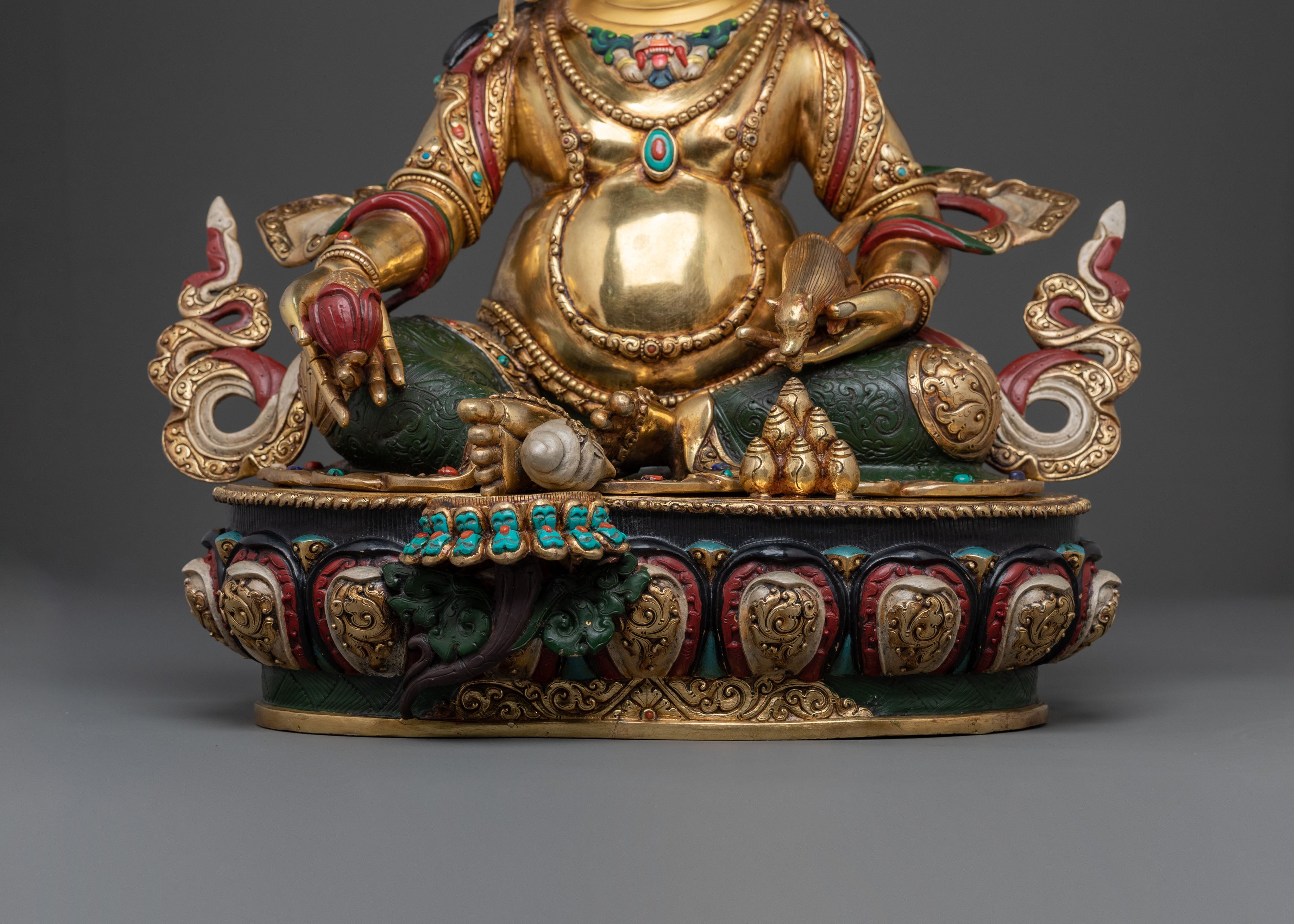 Dzambhala Statue: Buddhist Deity of Prosperity