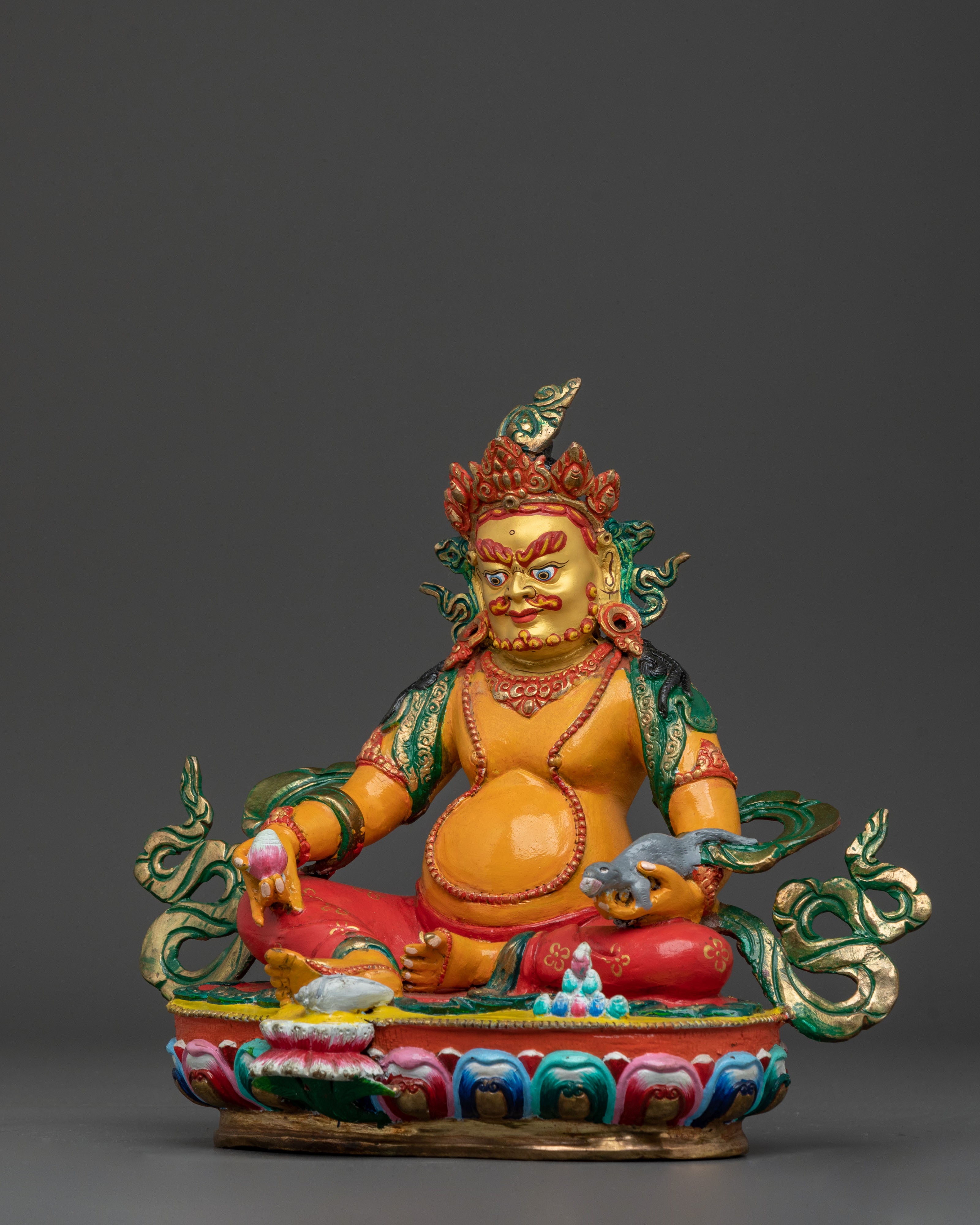 Dzambhala Sculpture | Buddhist Wealth Deity