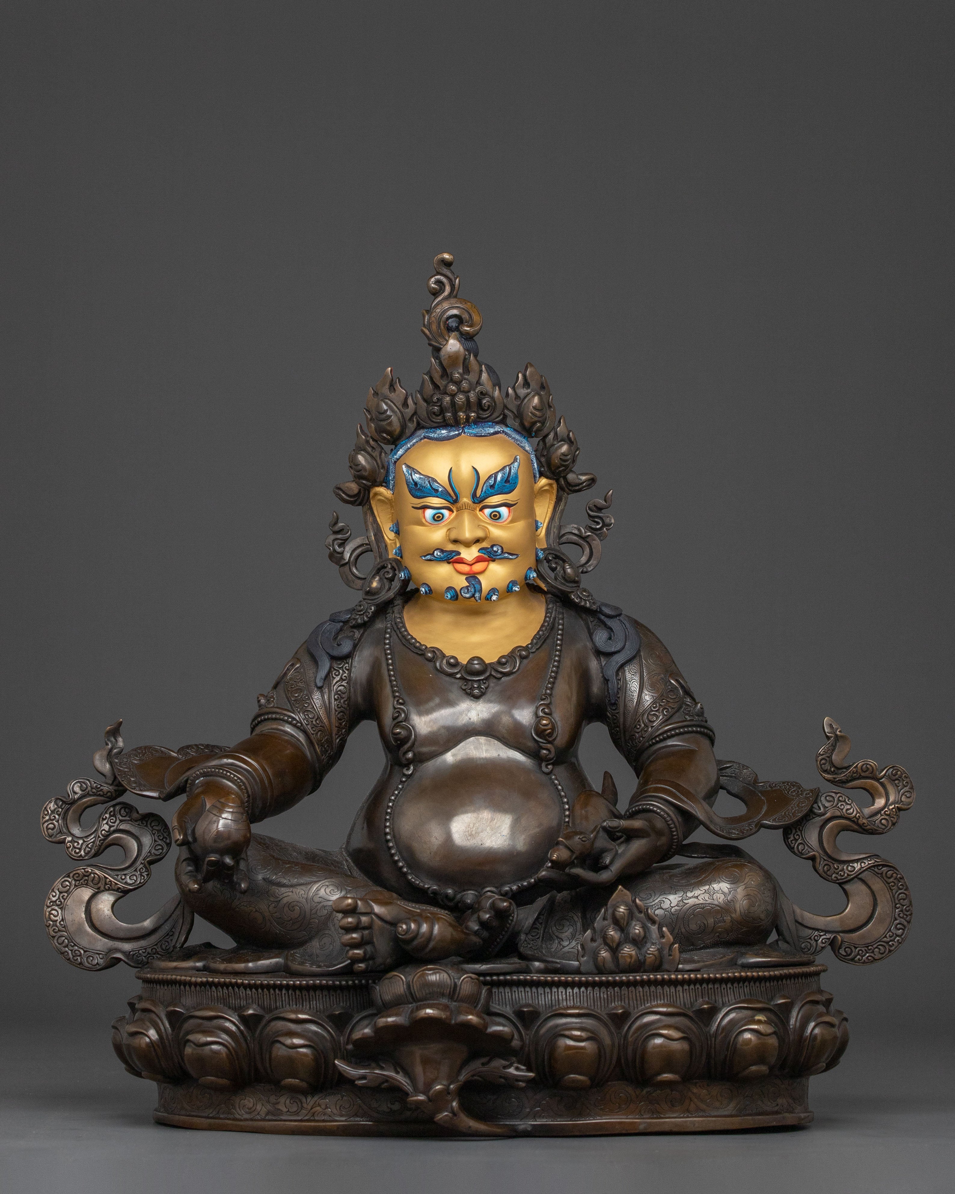Dzambhala Figurine of Prosperity | Made in Nepal