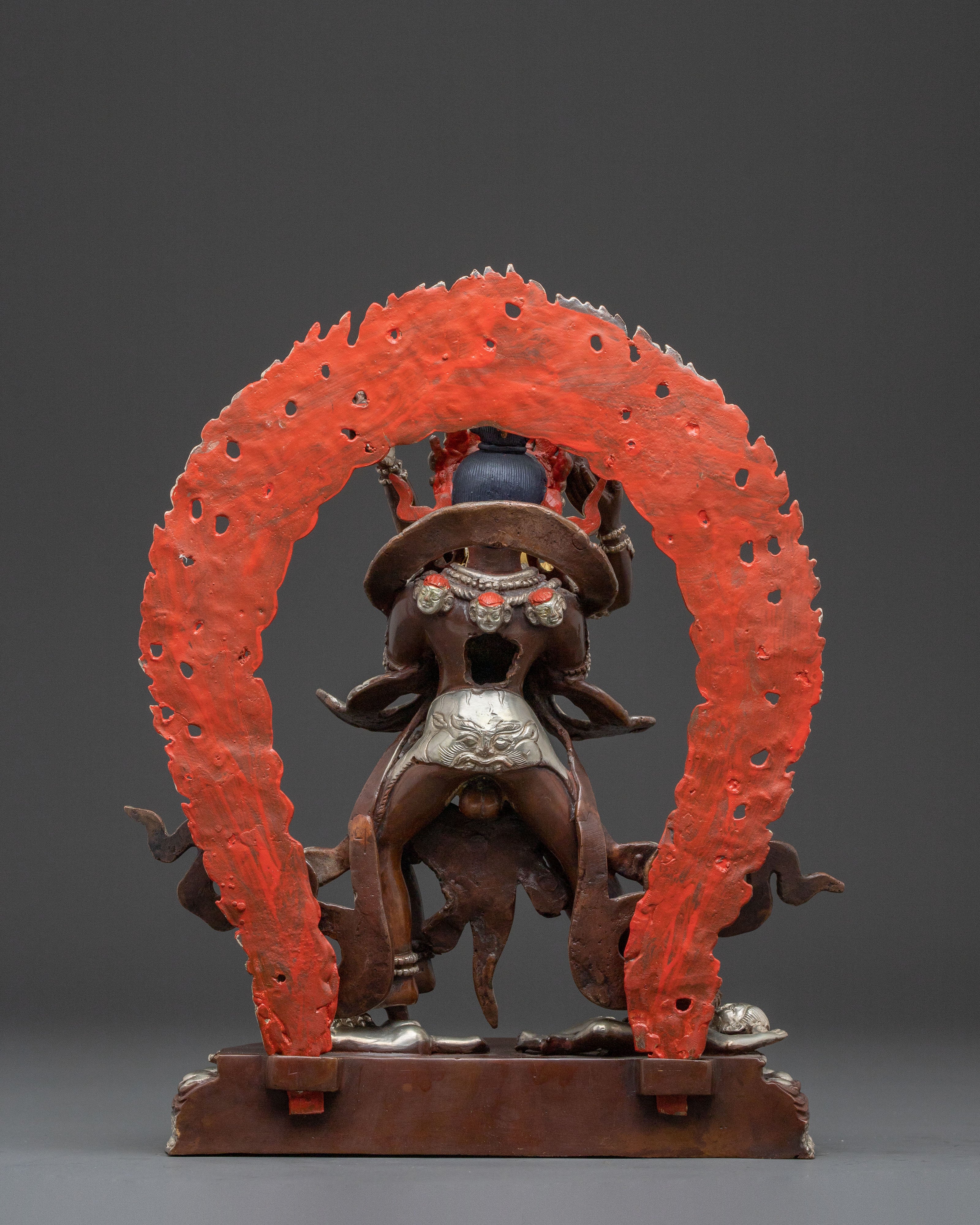 Kalachakra Tantric Deity Statue – Exquisite Gilded Copper