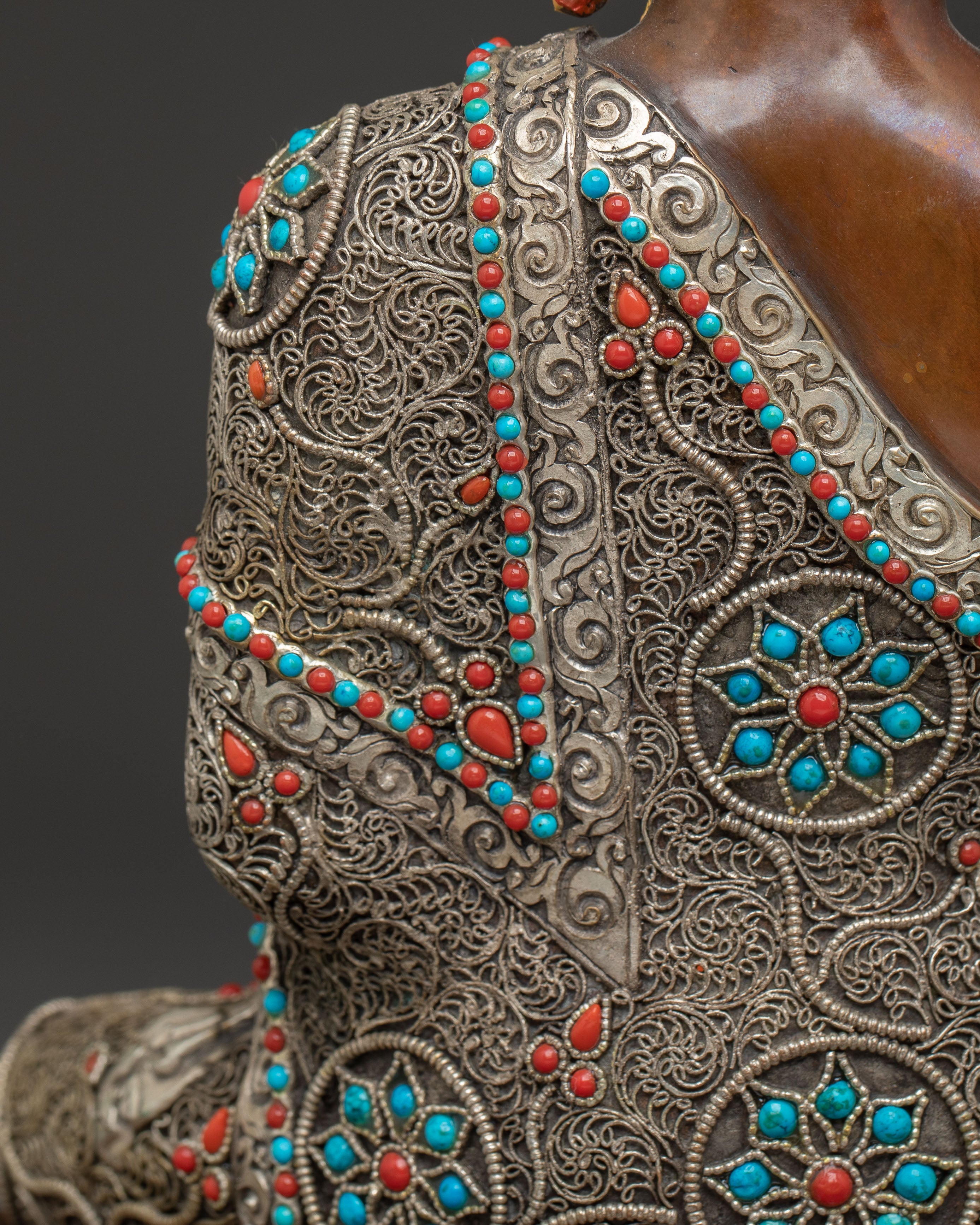 Himalayan Copper Statue of Buddha Shakyamuni | The Enlightened One