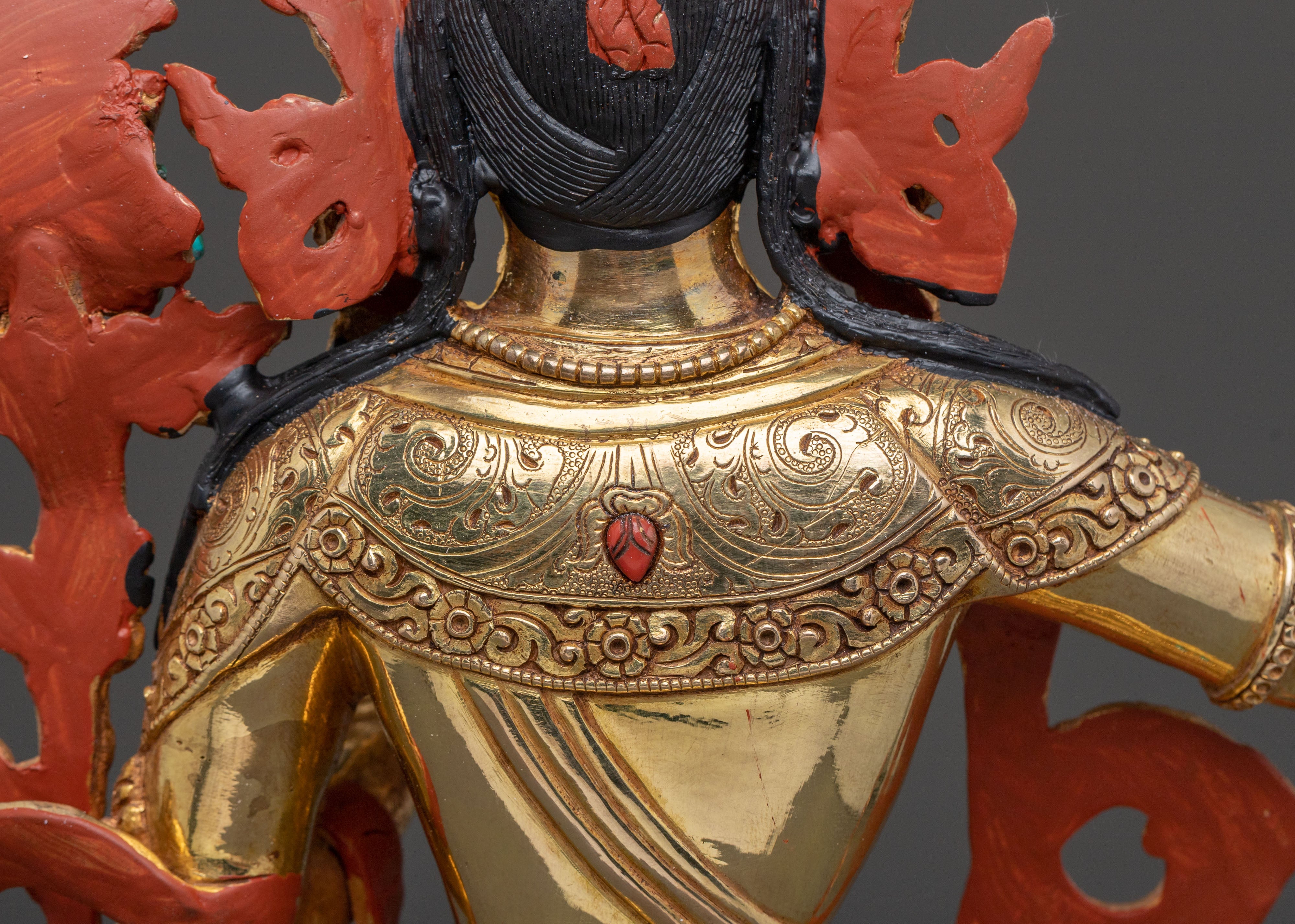 Handcrafted Manjushri Statue | Spiritual Decor for Wisdom