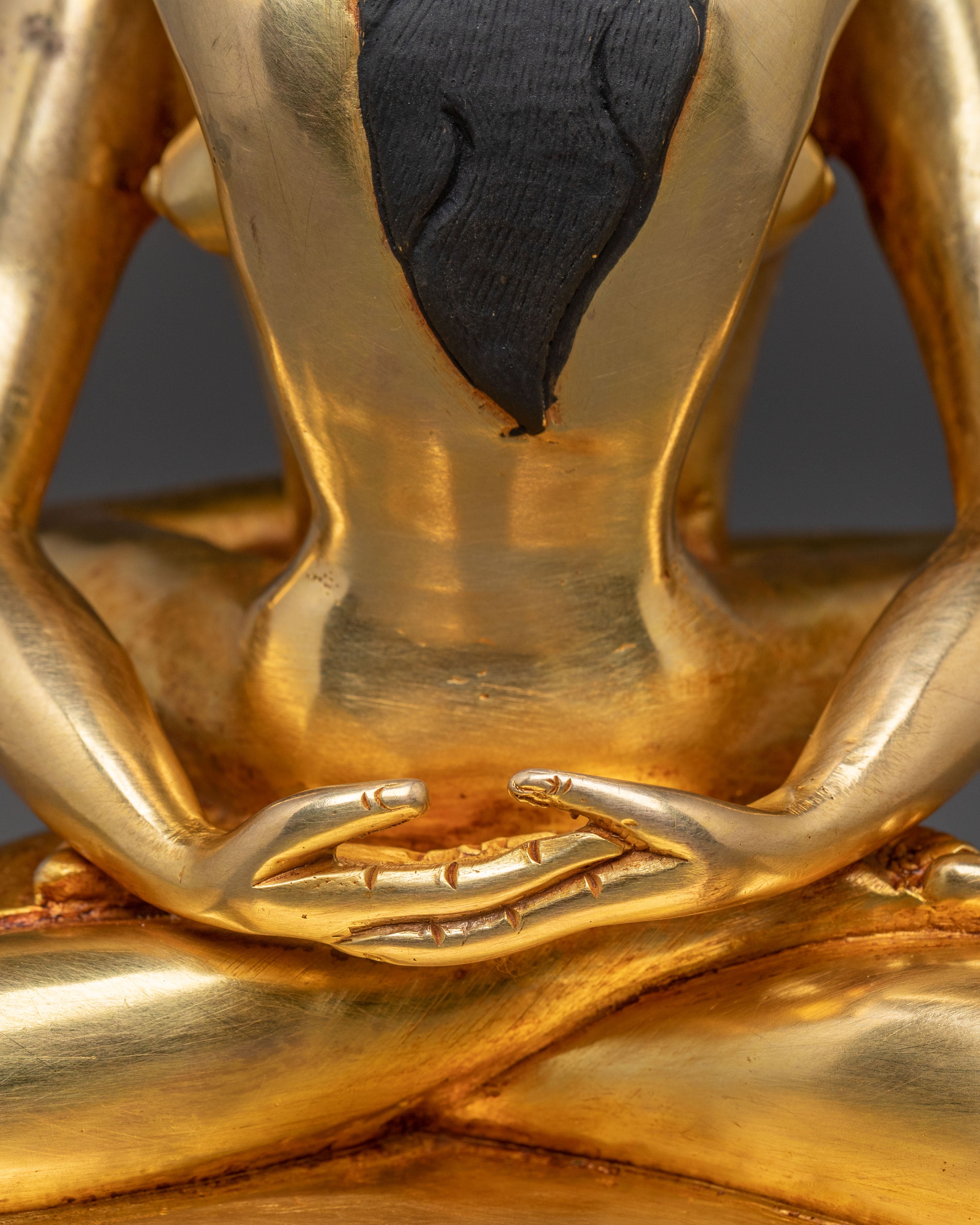 Samantabhadra Handcrafted Copper Statue with His Consort Samantabhadri