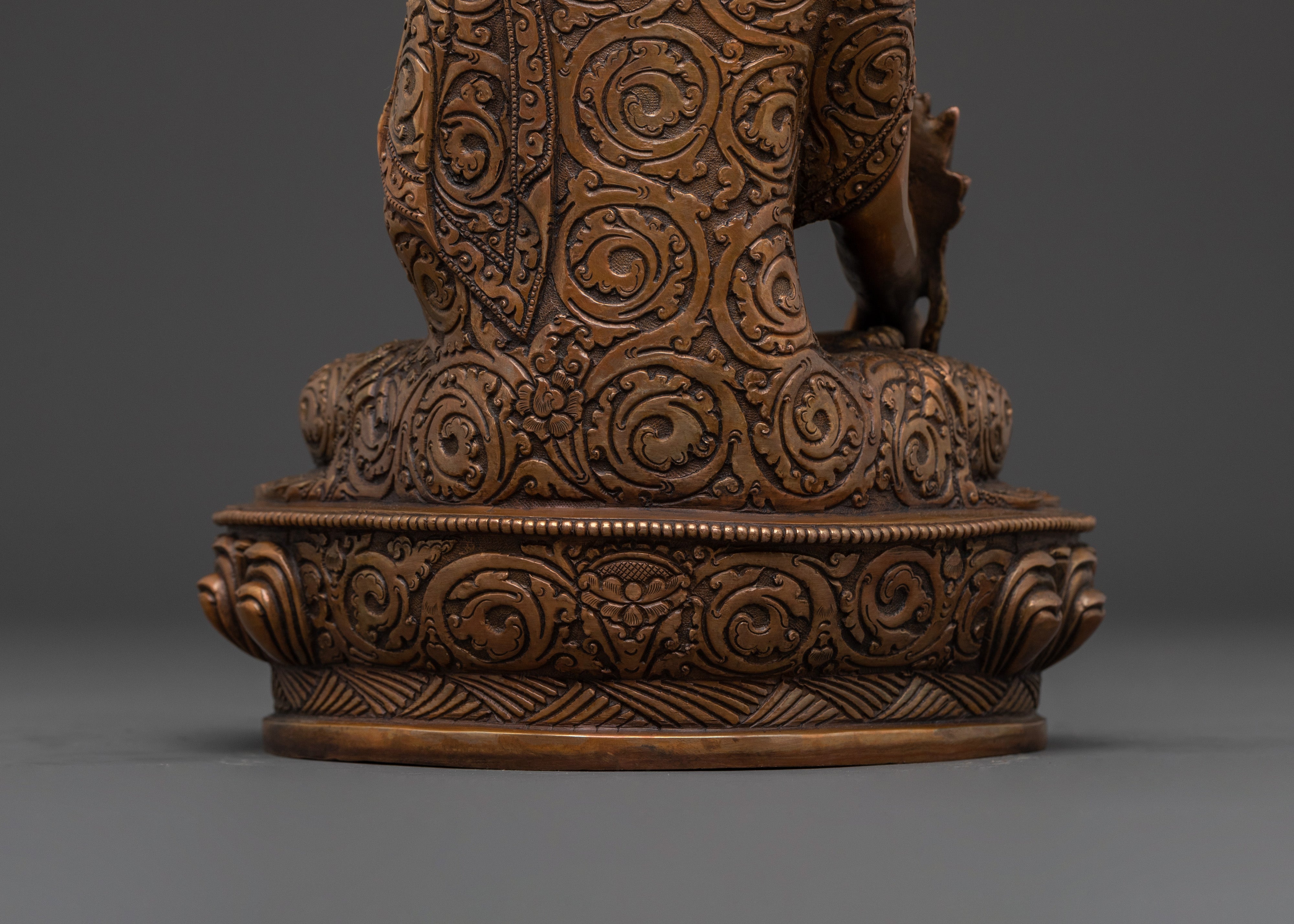 Medicine Buddha Tibetan Statue | Healing Decor