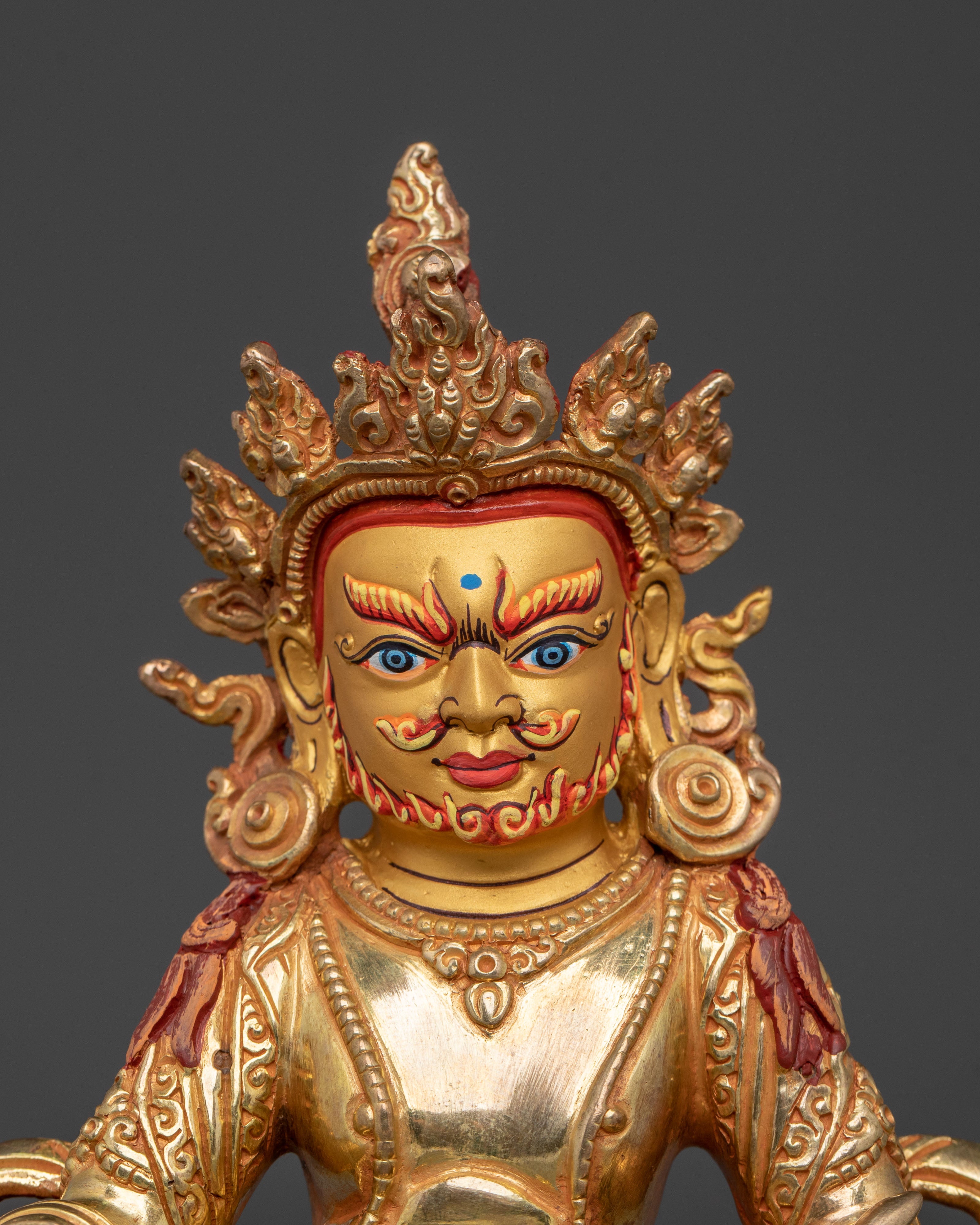 Dzambhala Statue Tibetan Wealth God | Buddhist Deity of Prosperity