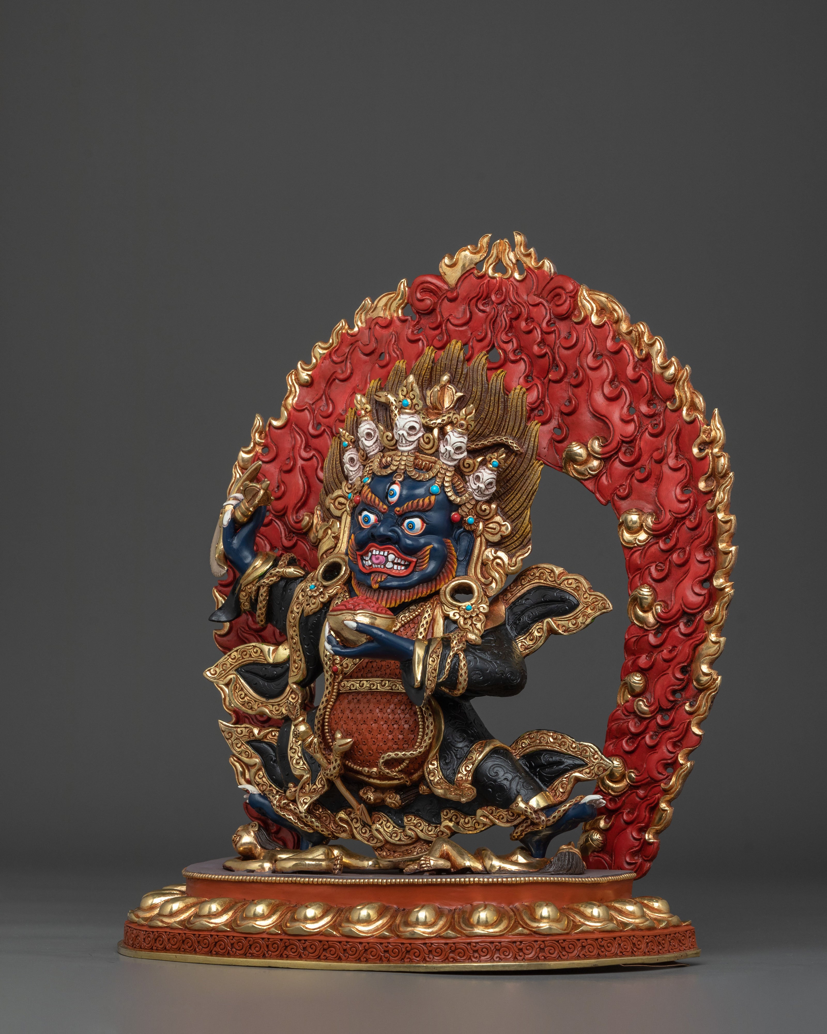 Mahakala Bernakchen Sacred Figurine | Altar Decor