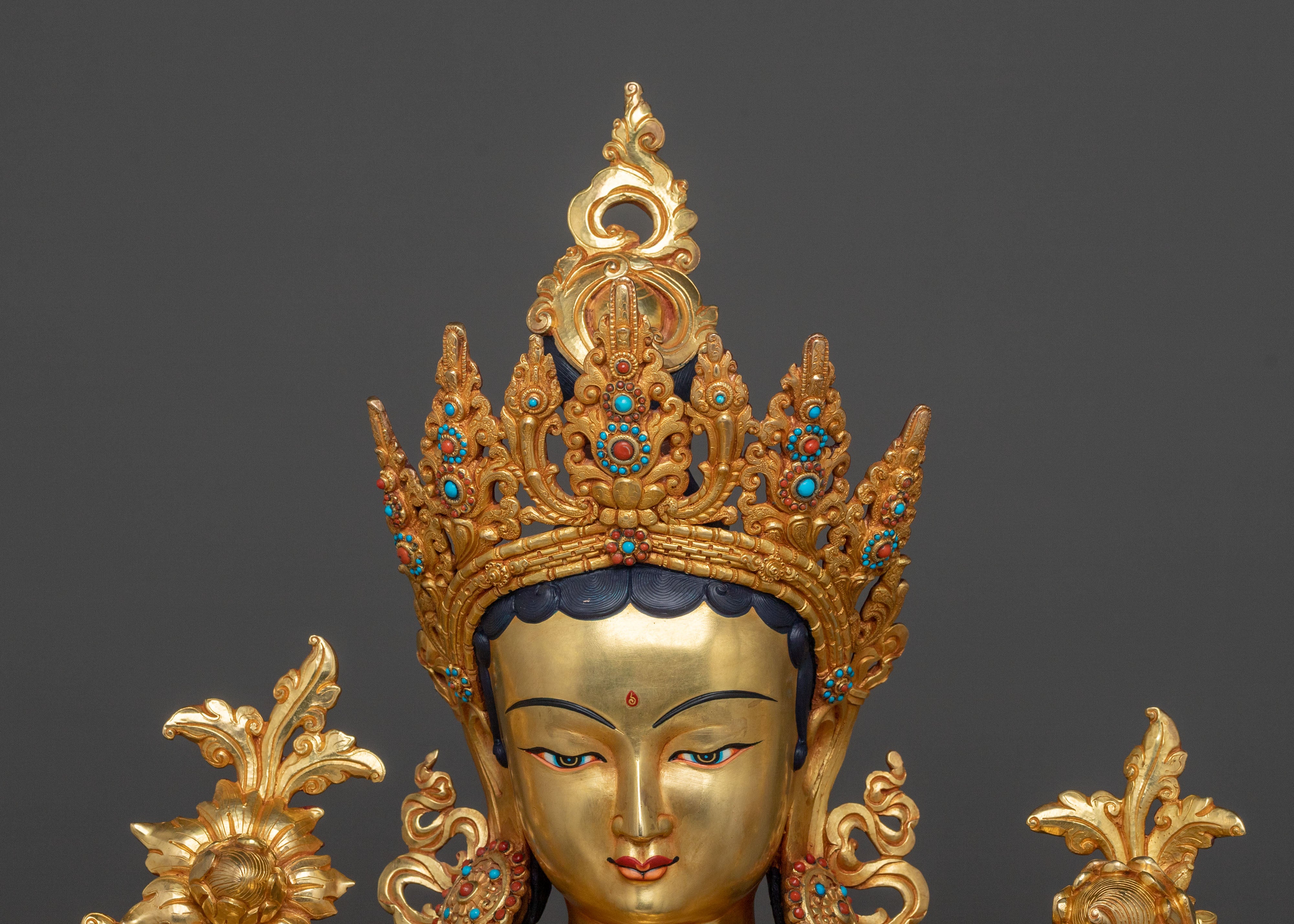 Green Tara Statue | Tibetan Goddess of Protection