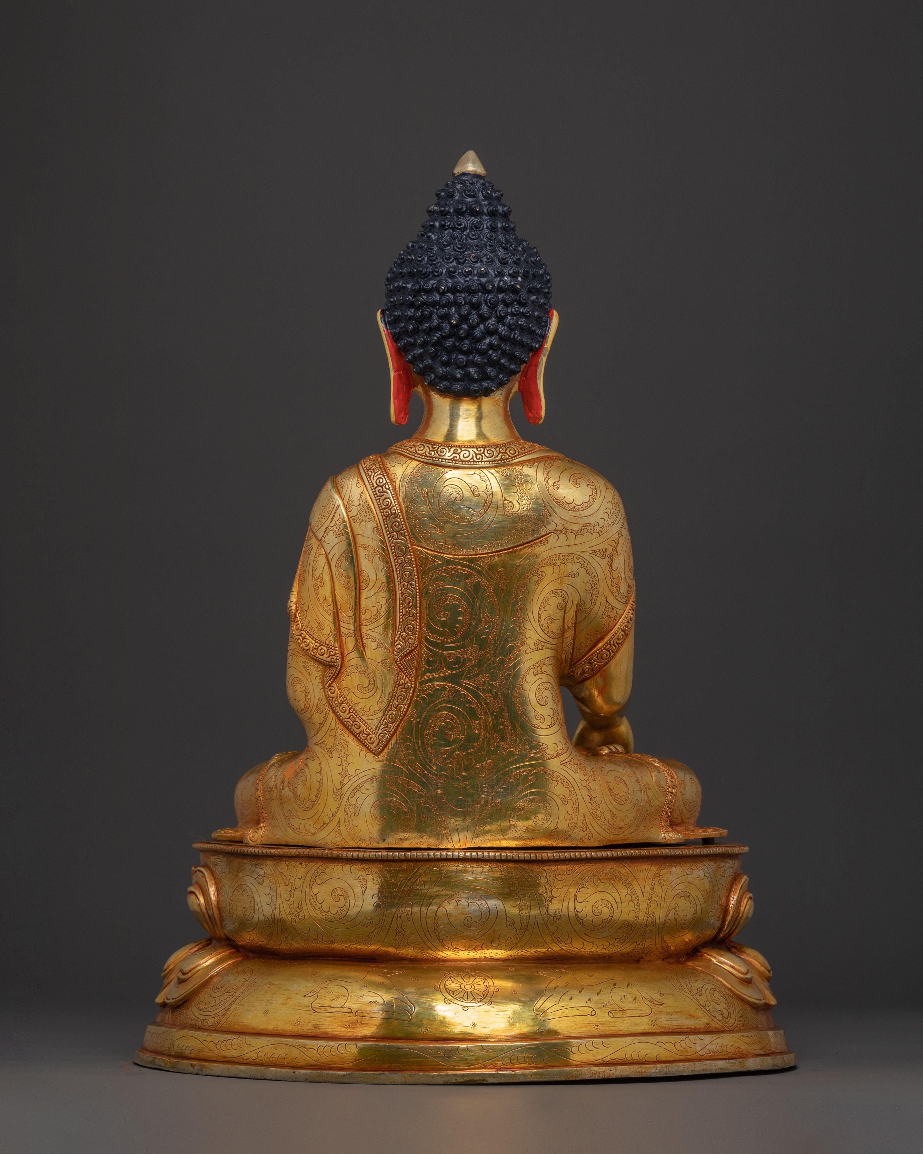 Shakyamuni Buddha Statue | 24K Gold Gilded