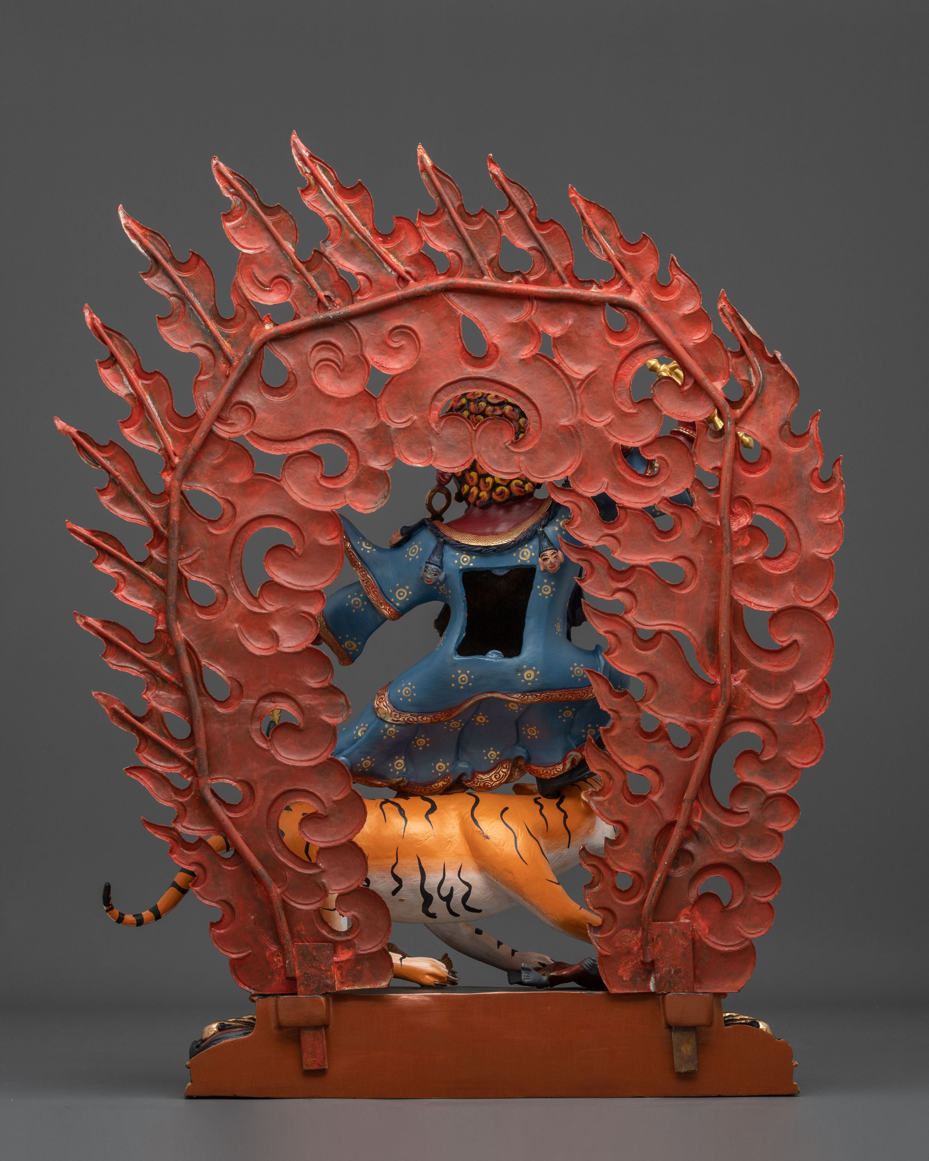 Dorje Drollo Copper Statue | Wrathful Guru Rinpoche Form
