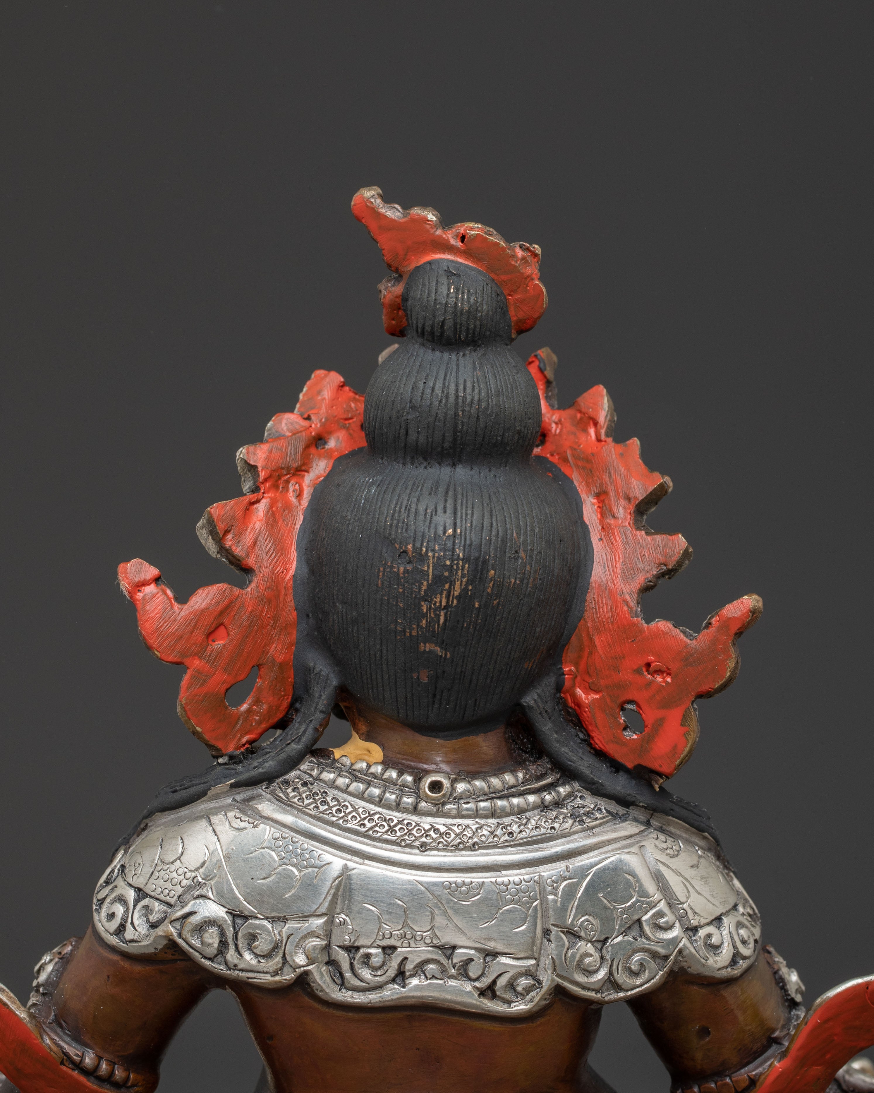 Dzambhala Spiritual Prosperity Statue – Handcrafted Gilded Serenity