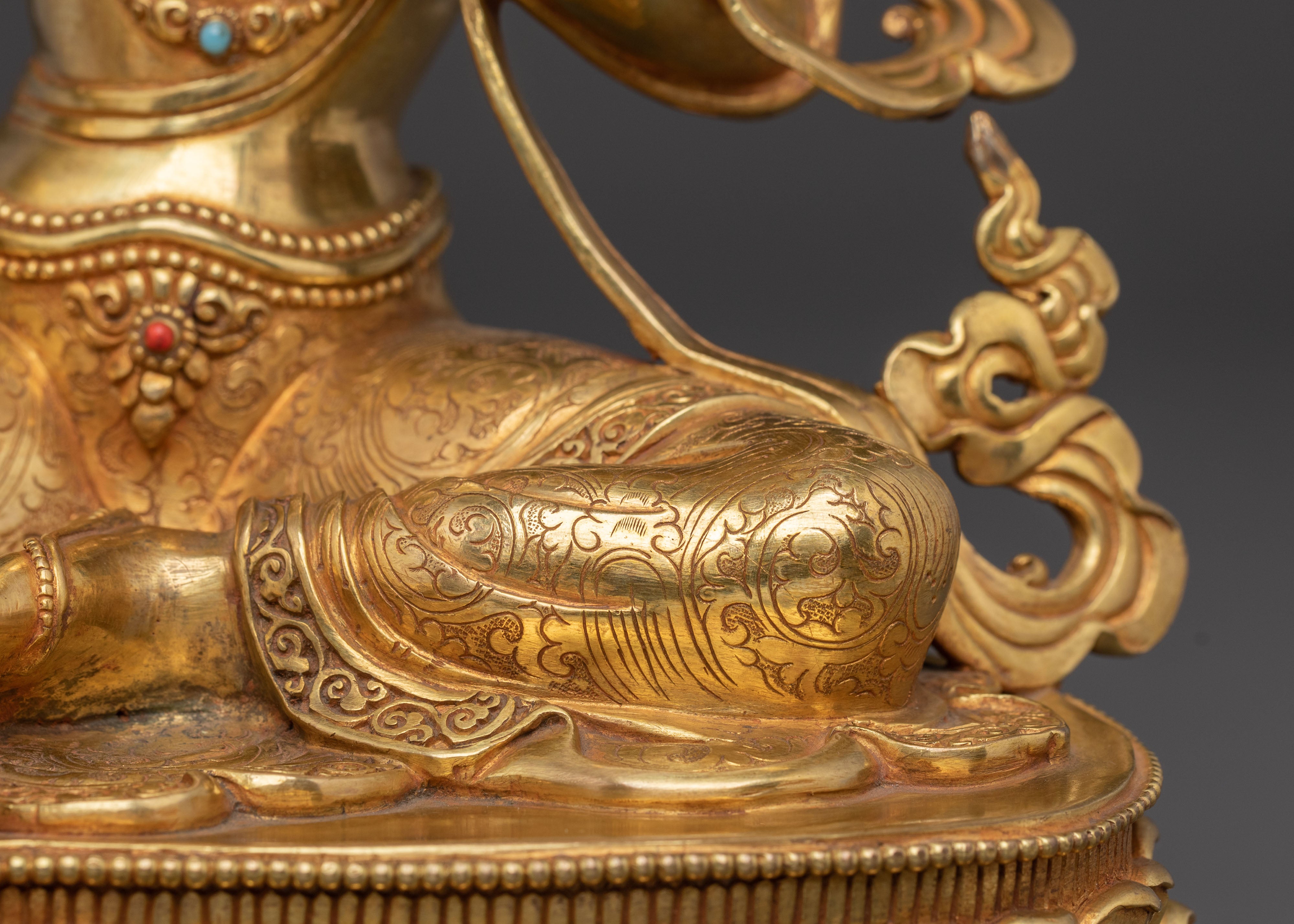 Protection Statue of Green Tara | Symbol of Compassion