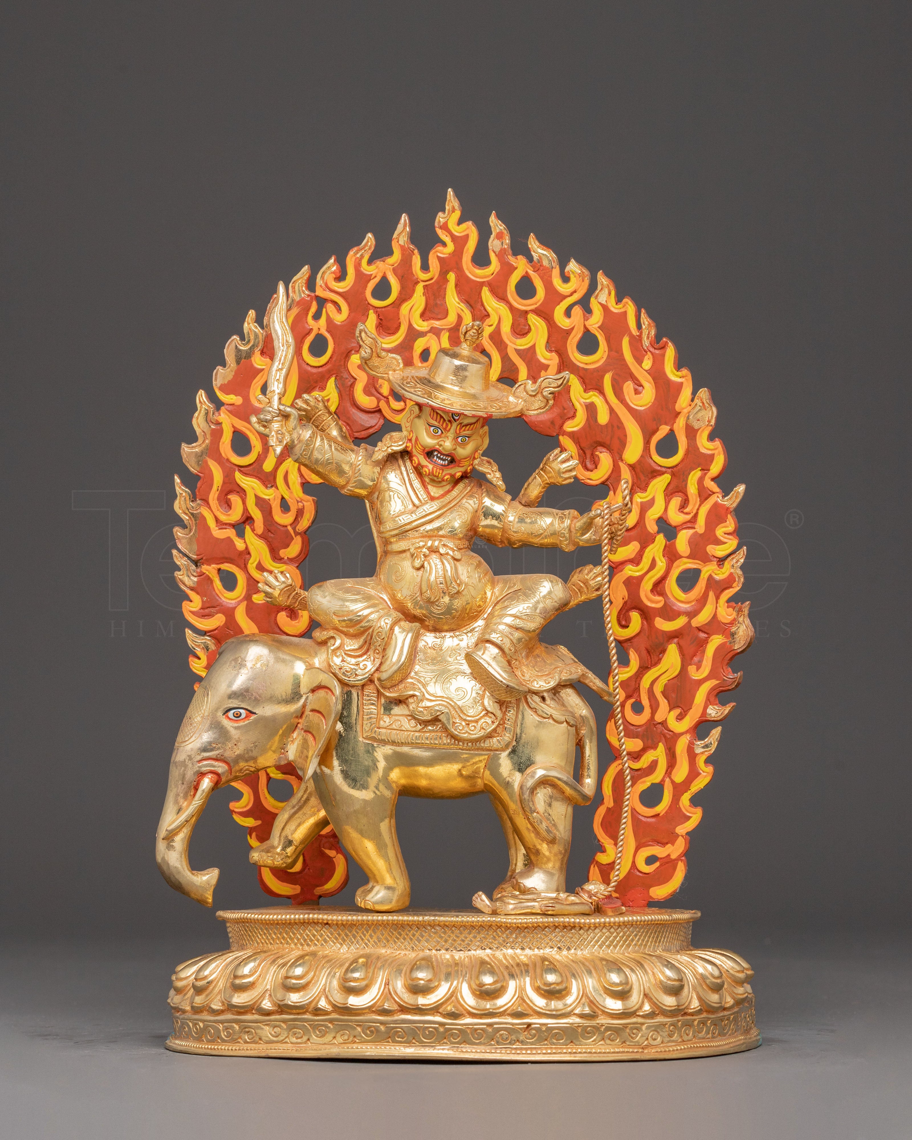 Handmade Chimar Golden Statue | 24k Gold Glided