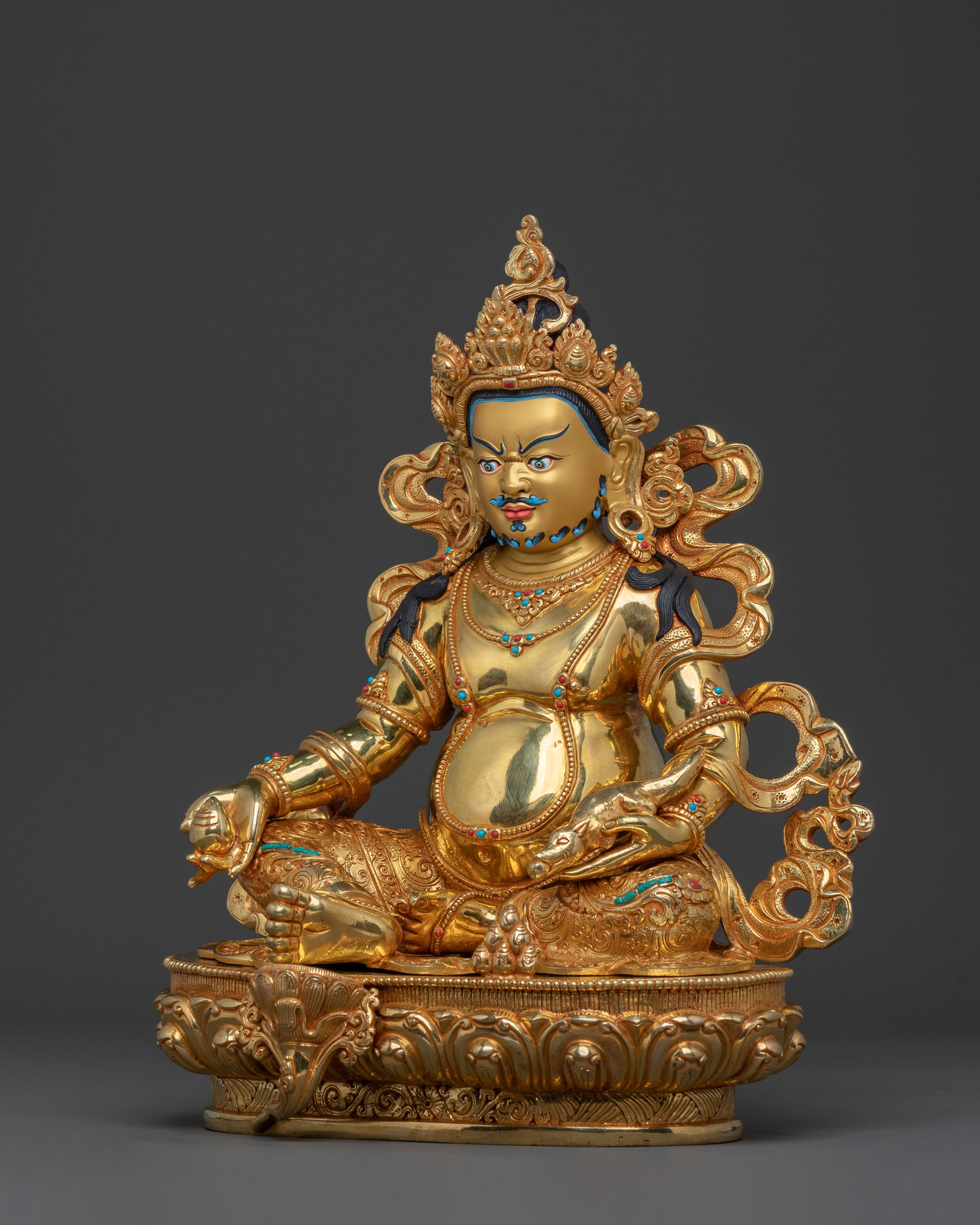Guardian of Wealth: Dzambhala Statue